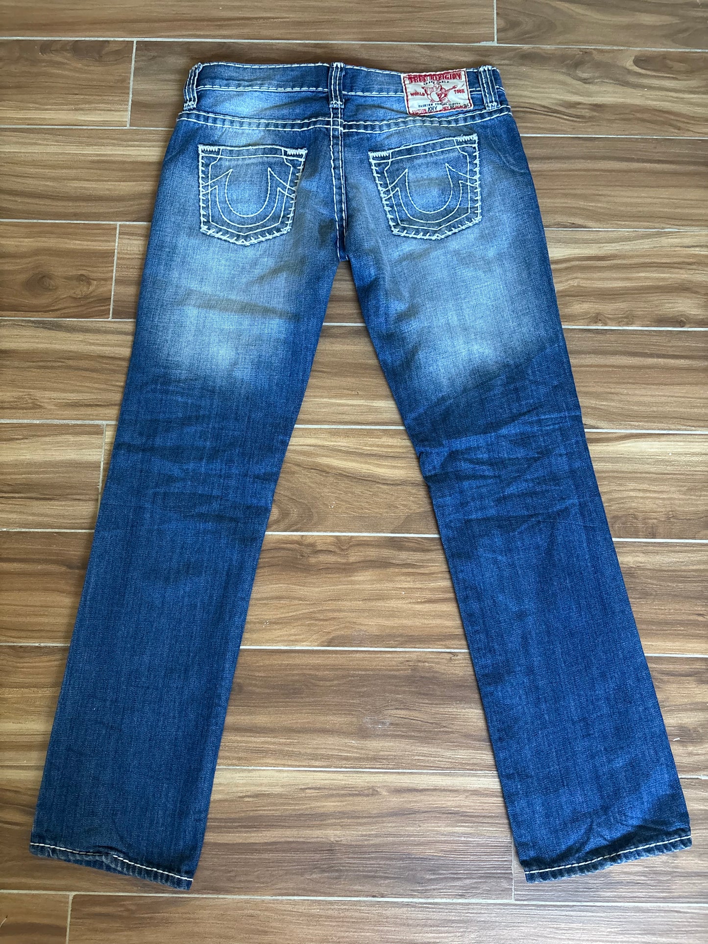 True Religion 2000s low waist straight fit jeans