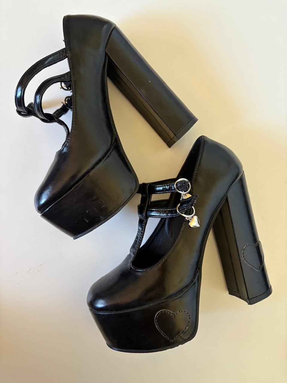 Sugarpunk chunky mary jane heels