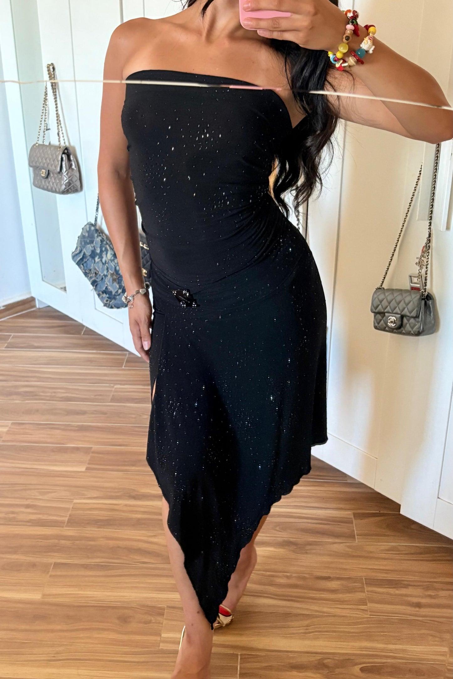 Glittery 2000s dress