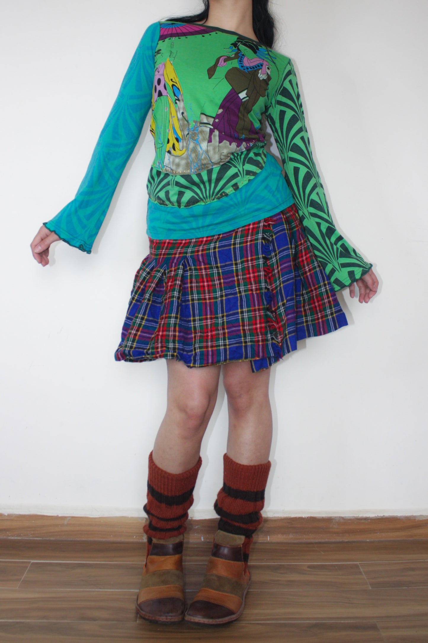 Desigual graphic 2000s top