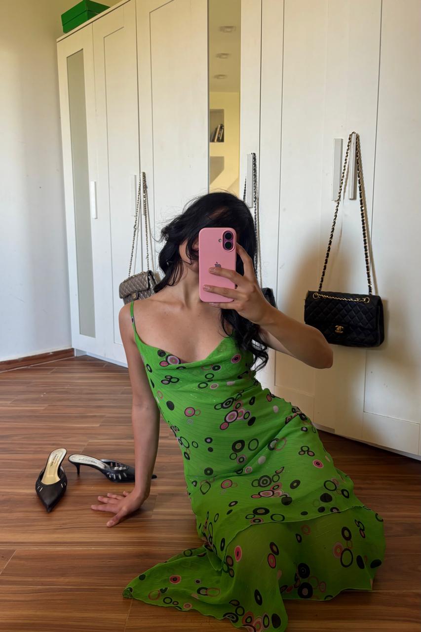 Funky 2000s midi dress