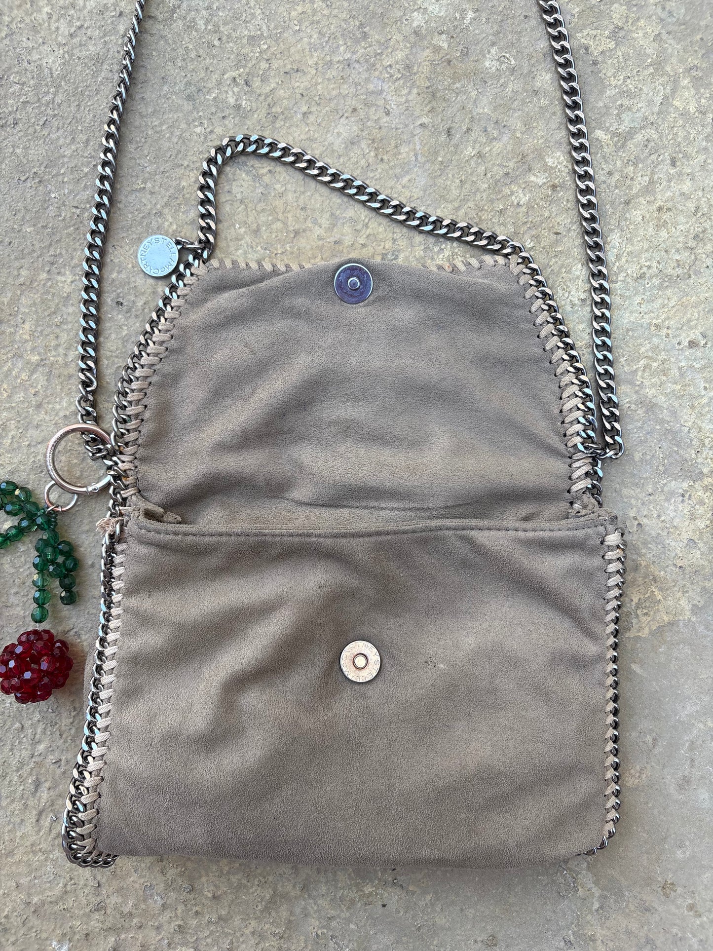 Stella Mccartney mini suede bag