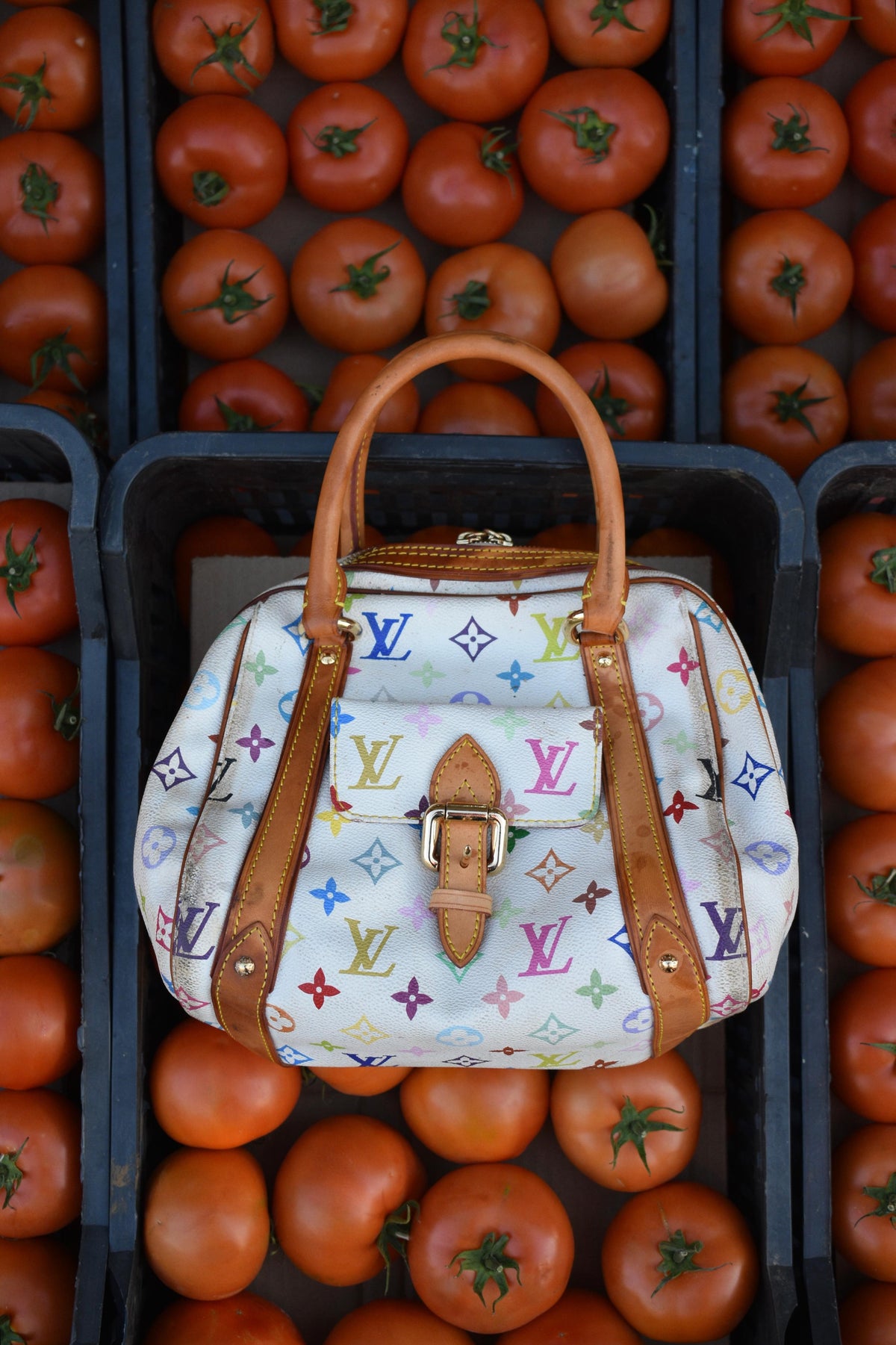 Louis Vuitton Murakami Priscilla 2000s bag