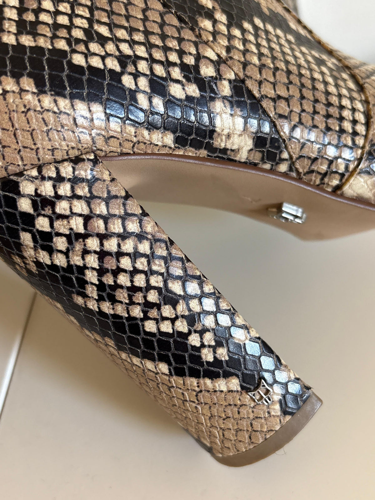Naked Wolfe snake knee high boots