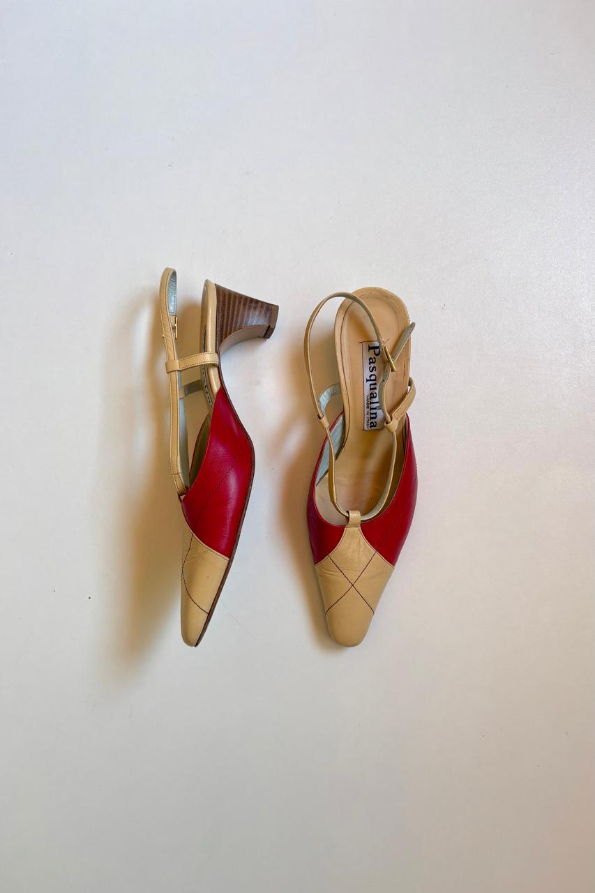 Vintage Pasqualina slingback pumps