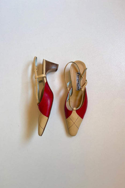 Vintage Pasqualina slingback pumps