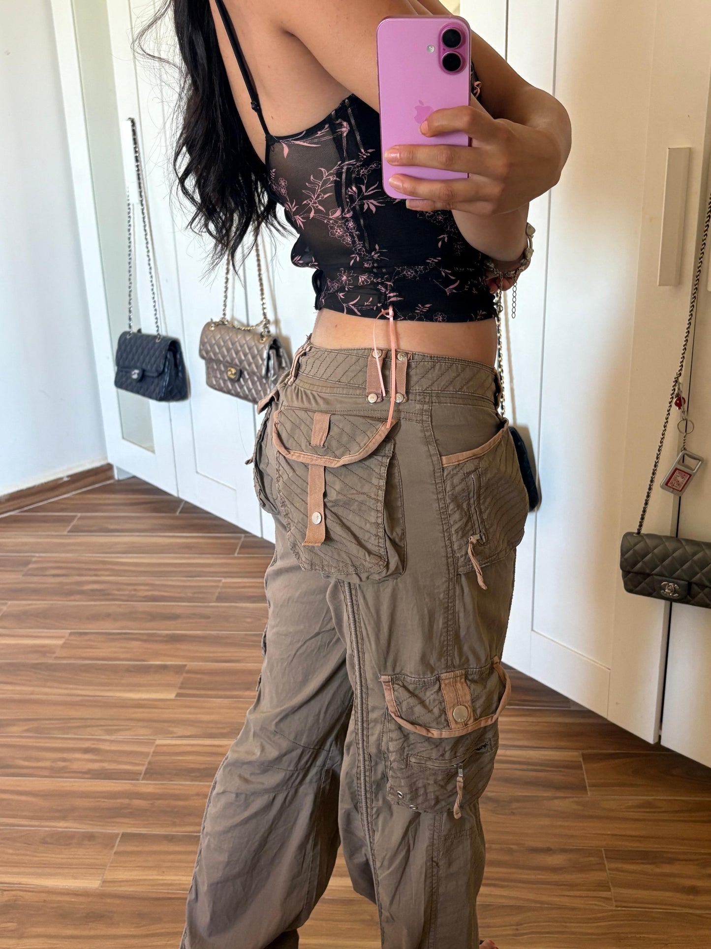 Cargo low rise 2000s pants