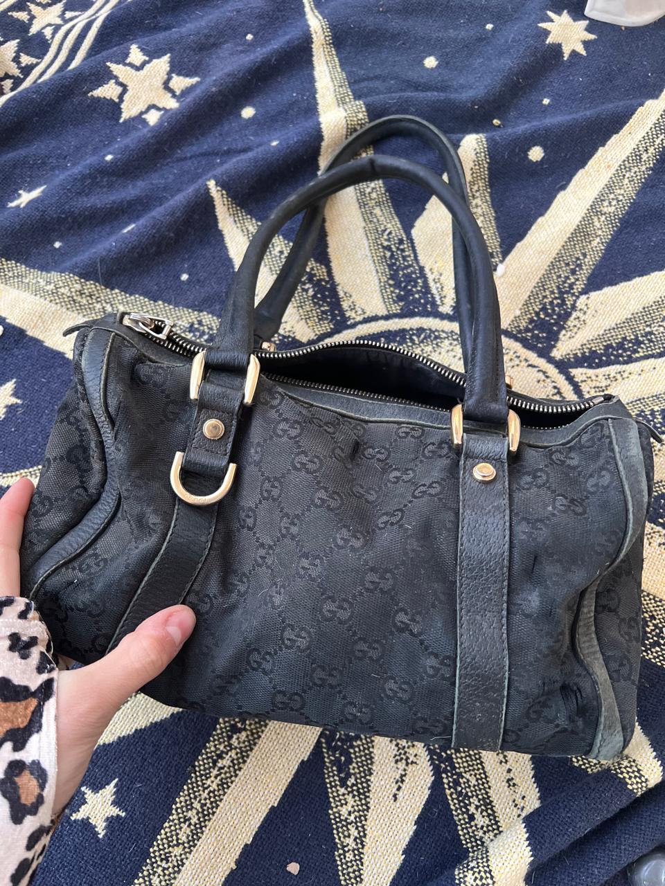Gucci Abbey Boston GG canvas handbag