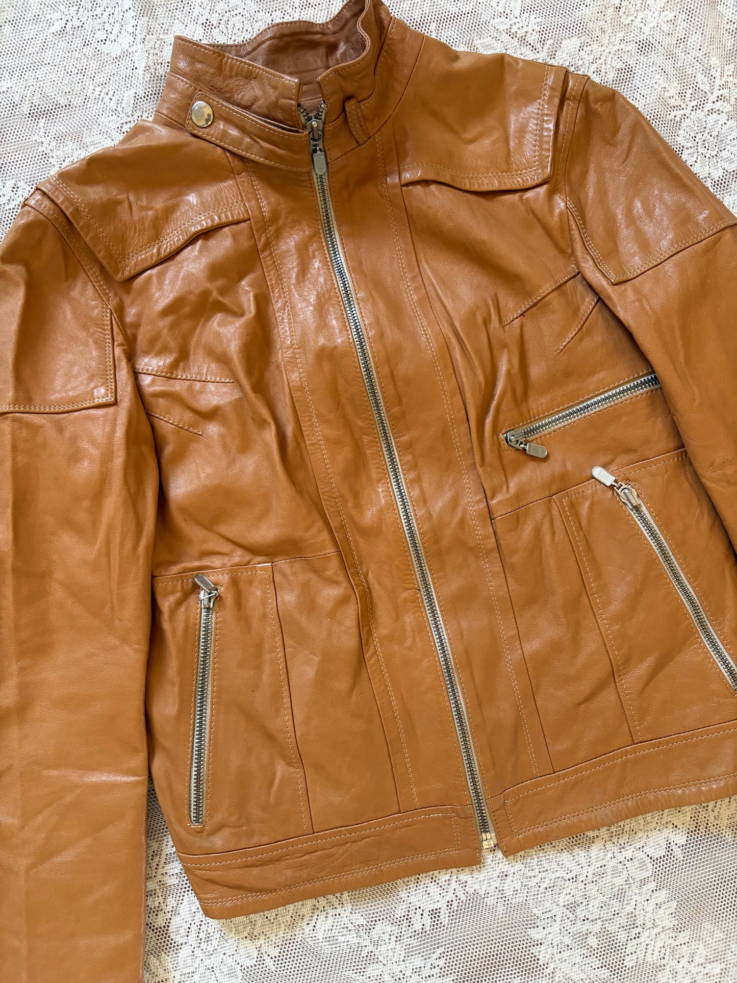 Leather jacket