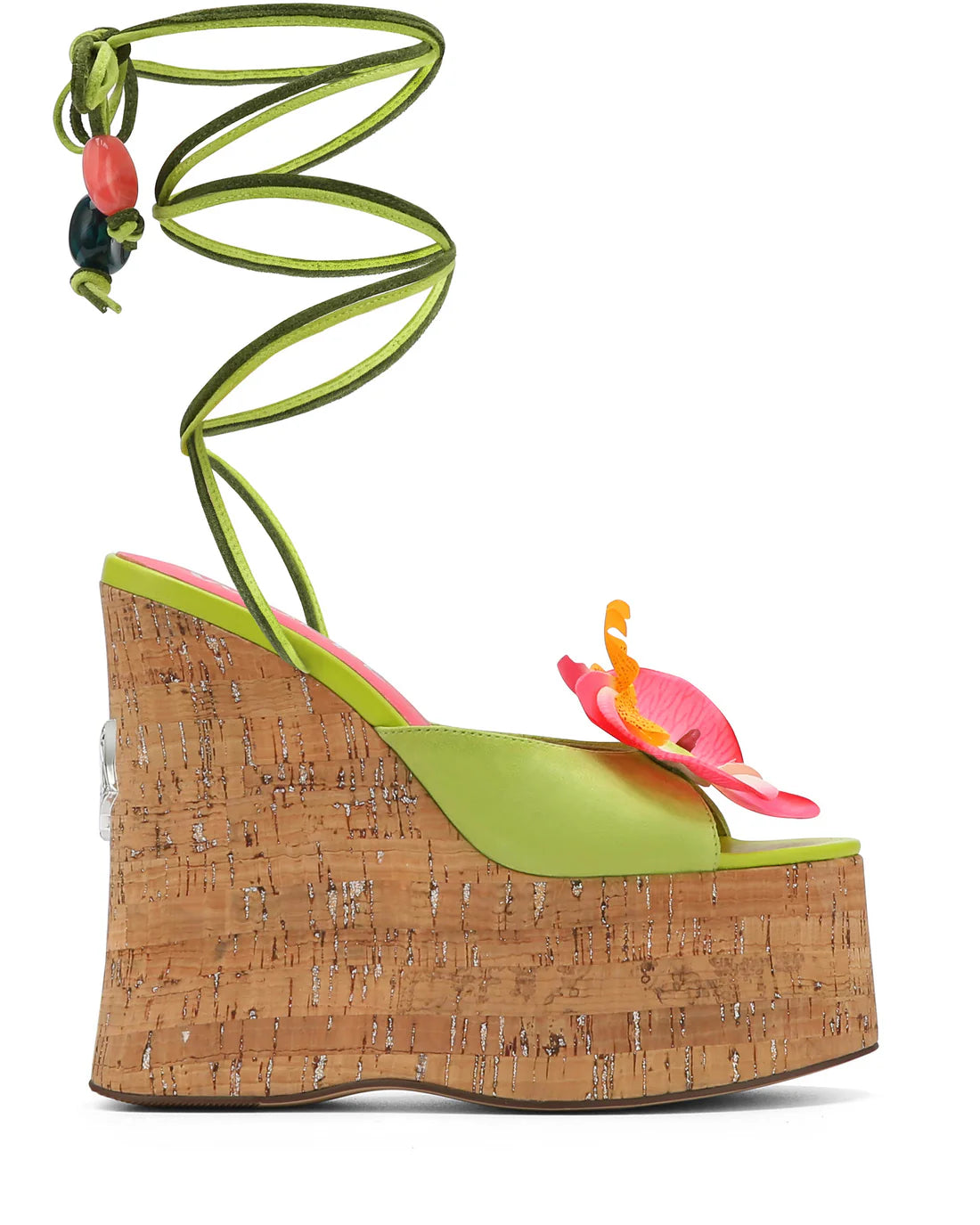 Naked Wolfe suede wedge heels