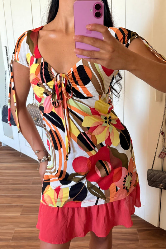 Floral 2000s dress
