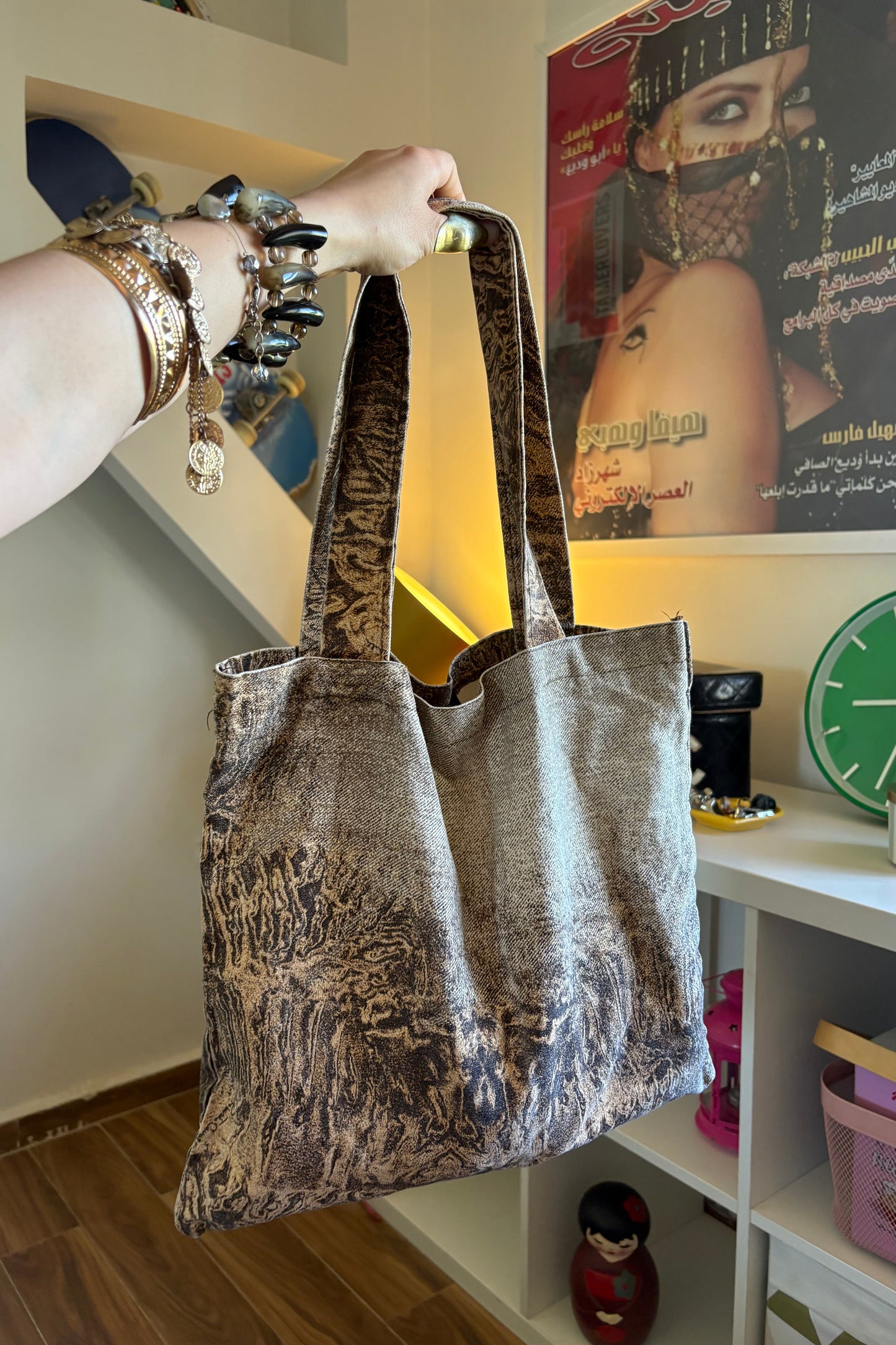 Roberto Cavalli fw 2000 tote bag
