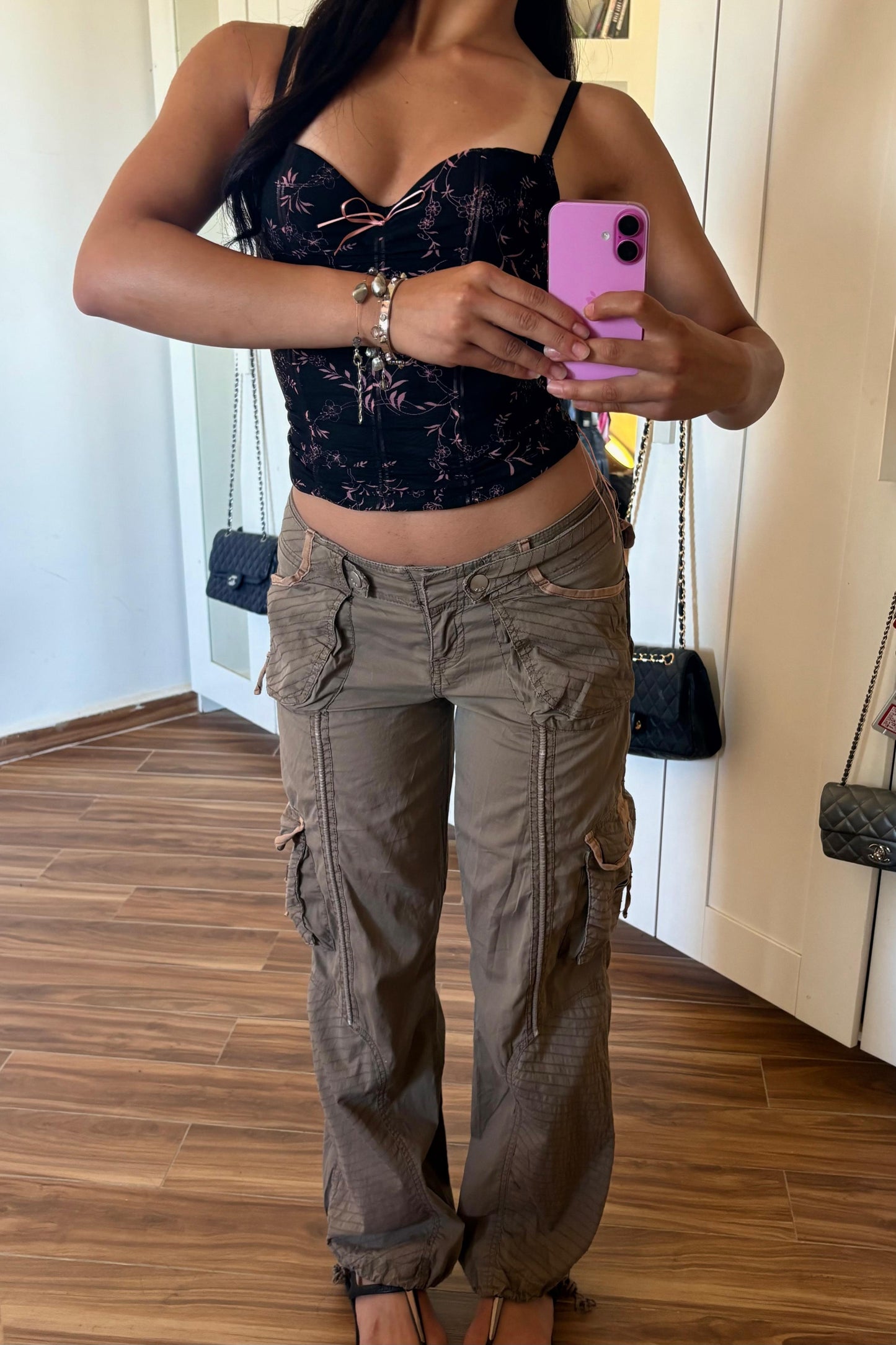 Cargo low rise 2000s pants