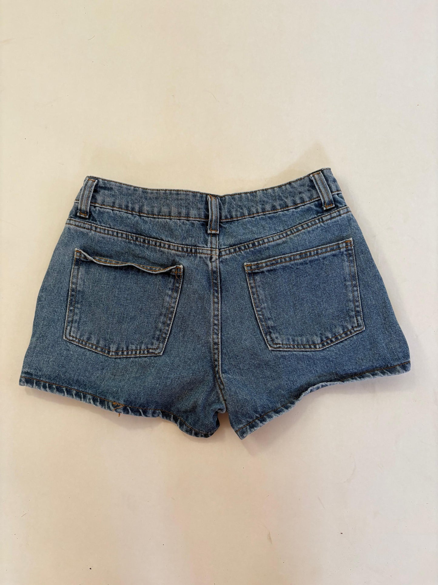 Mini denim skirt