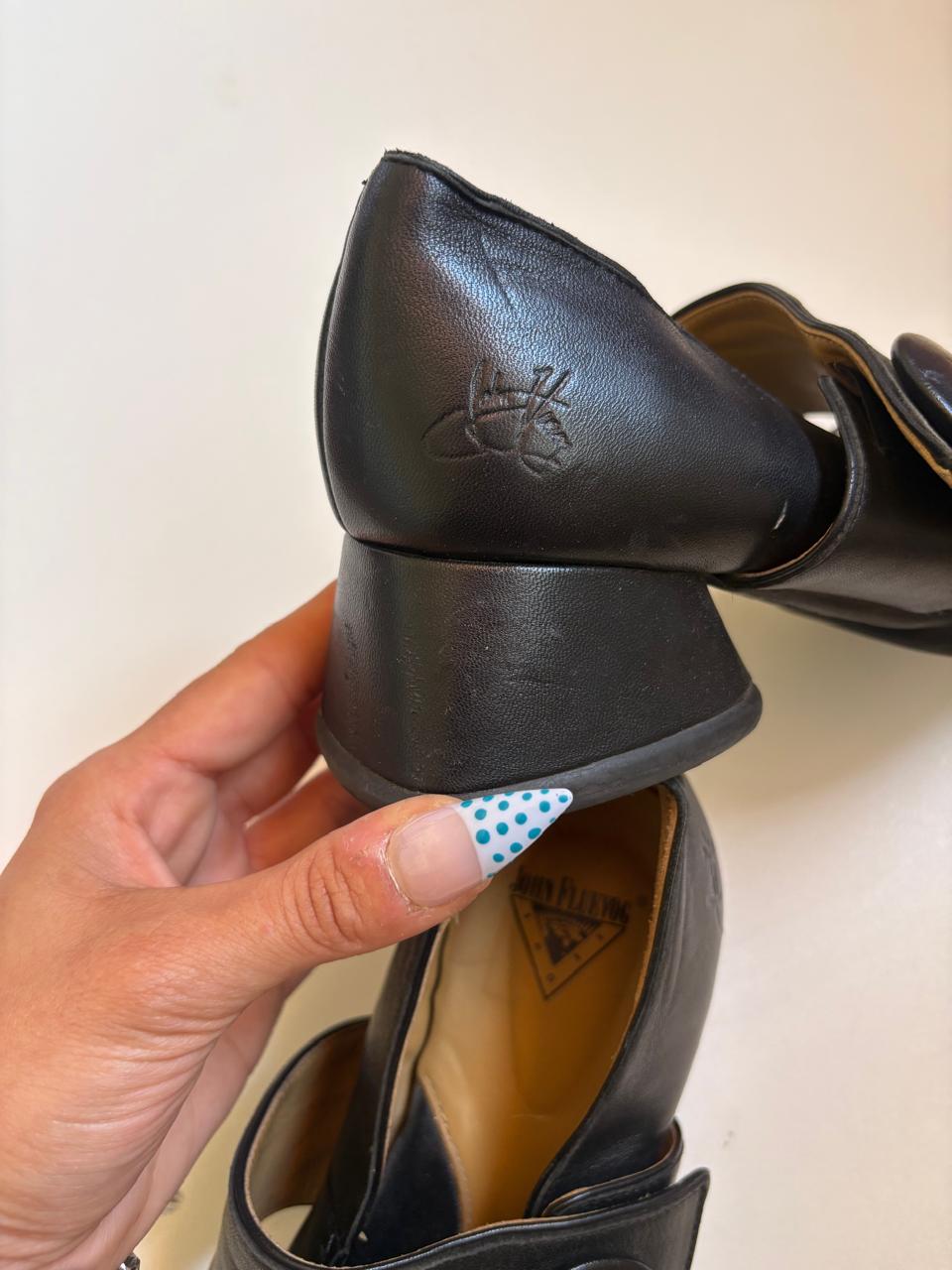 John Fluevog Tippii leather mary janes
