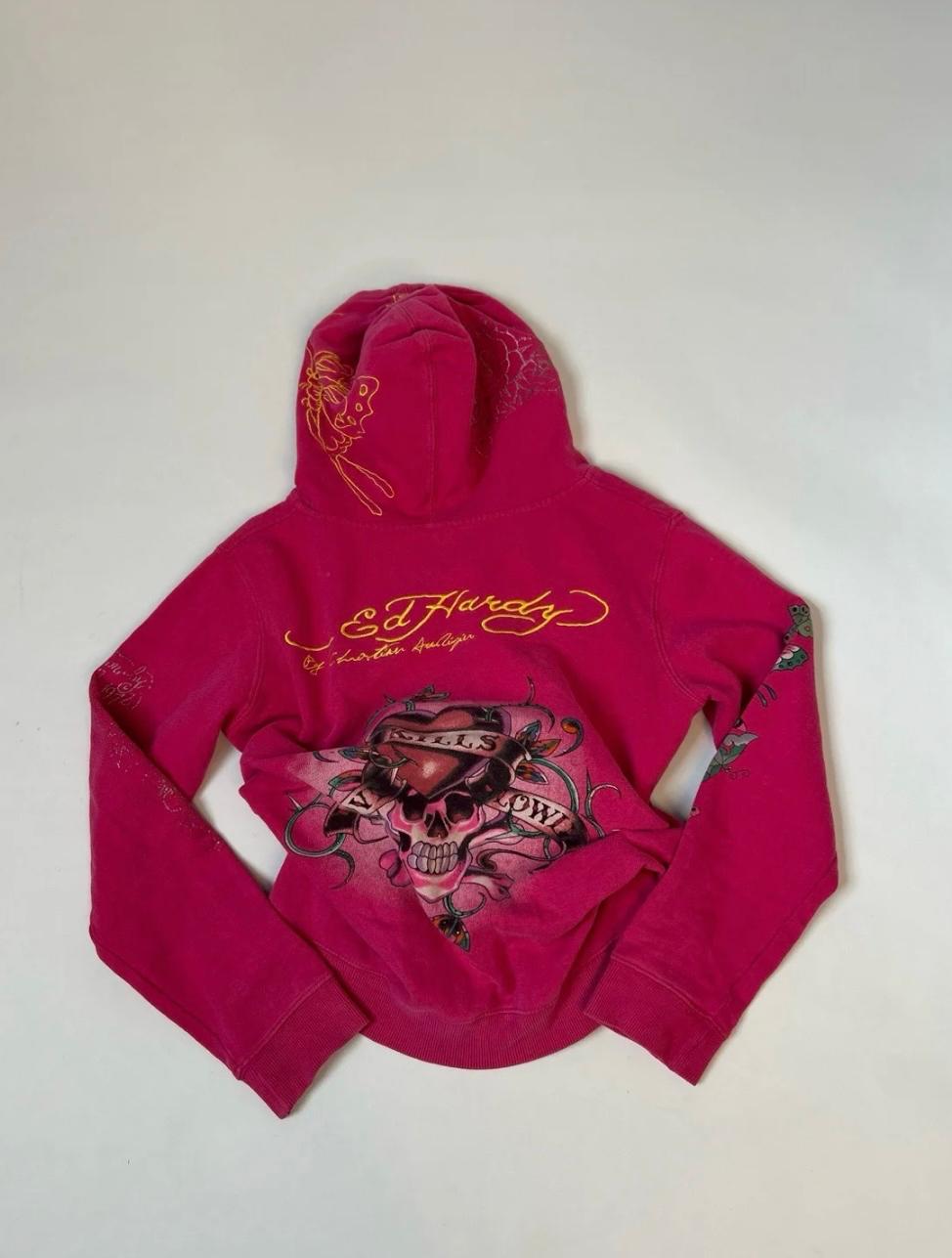 Ed Hardy vintage zip up