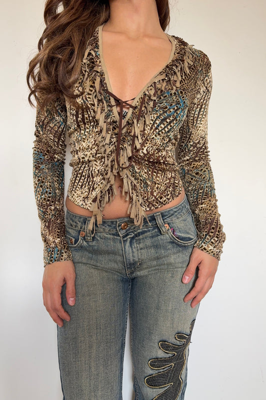 Fringe top