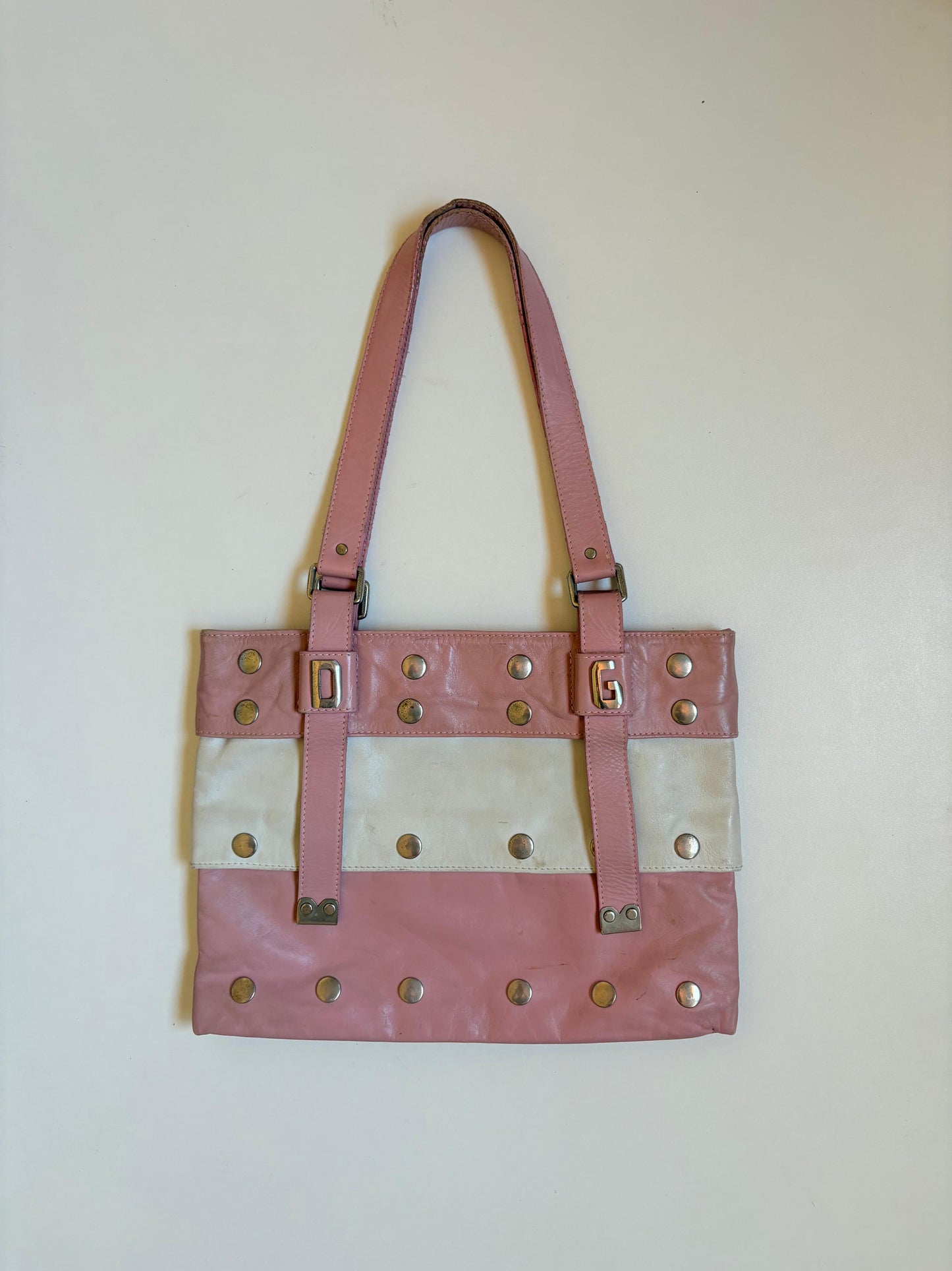 Dolce & Gabbana studded leather bag