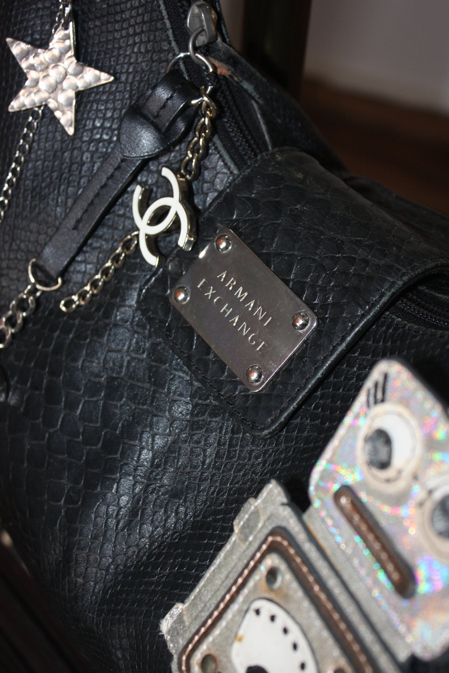 Armani Exchange leather bag
