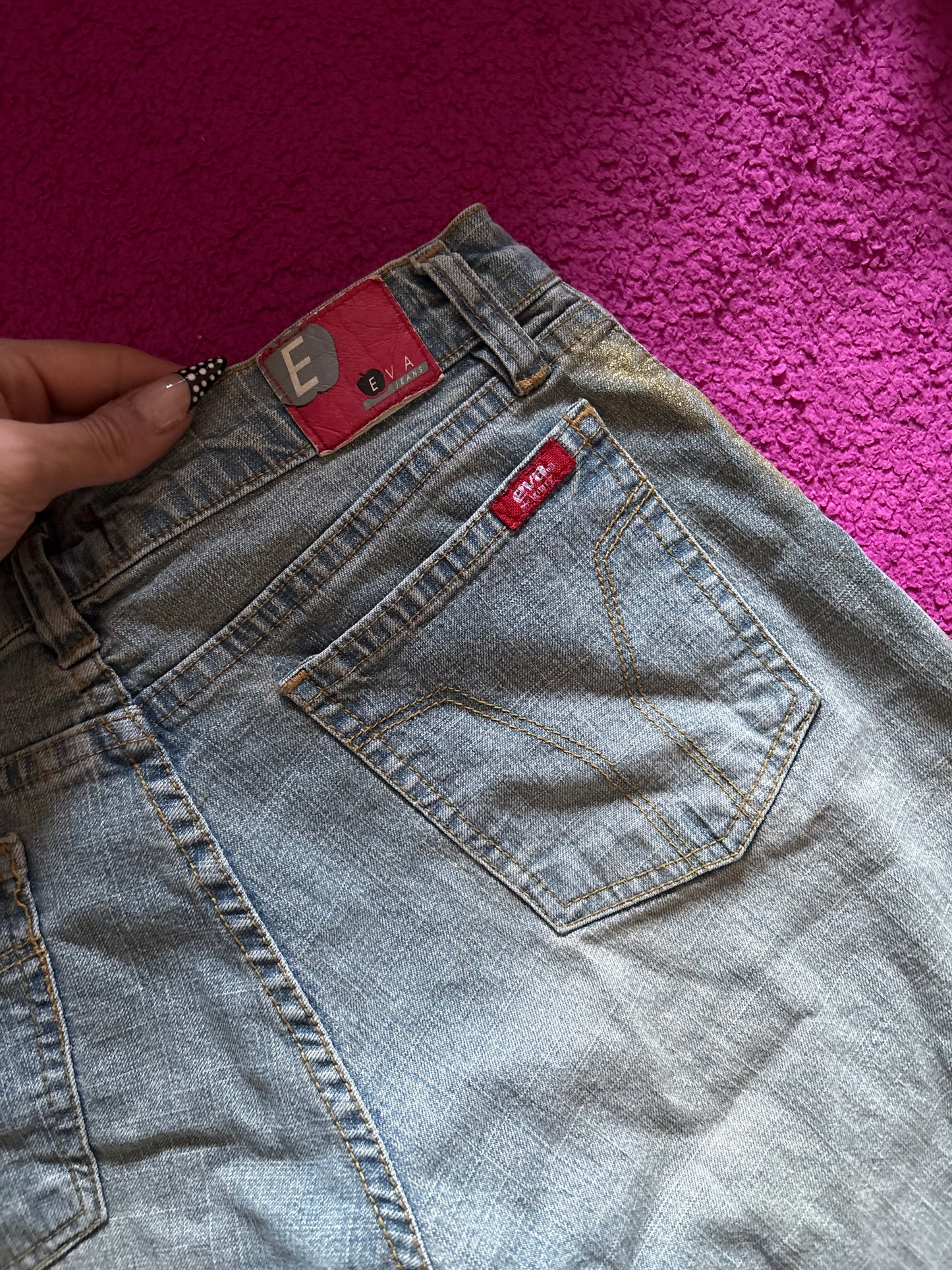 2000s Eva low rise flared jeans