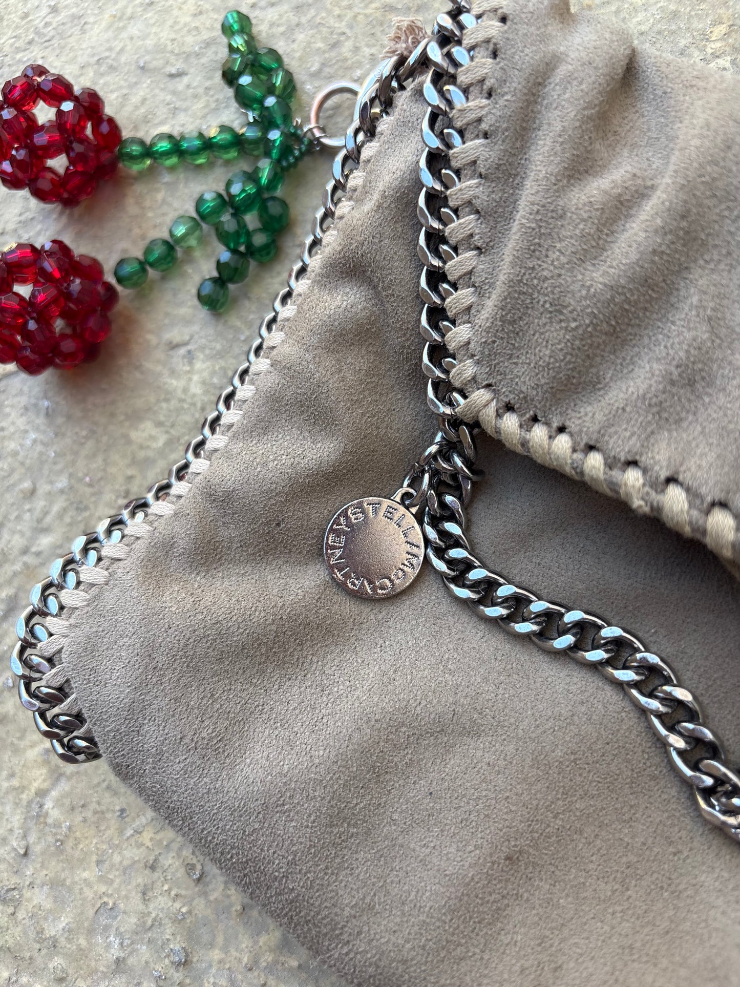 Stella Mccartney mini suede bag