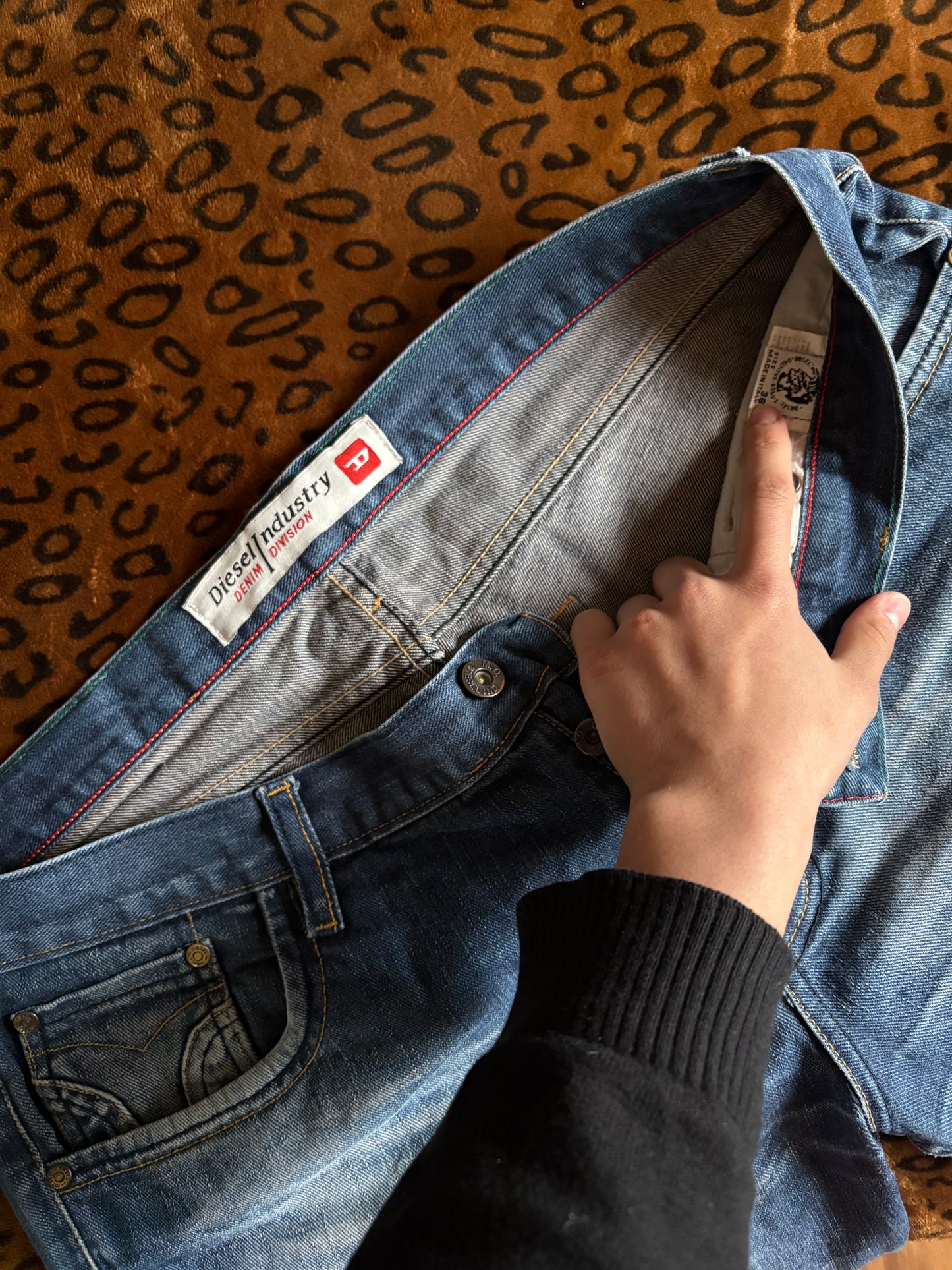Diesel mid waist jeans