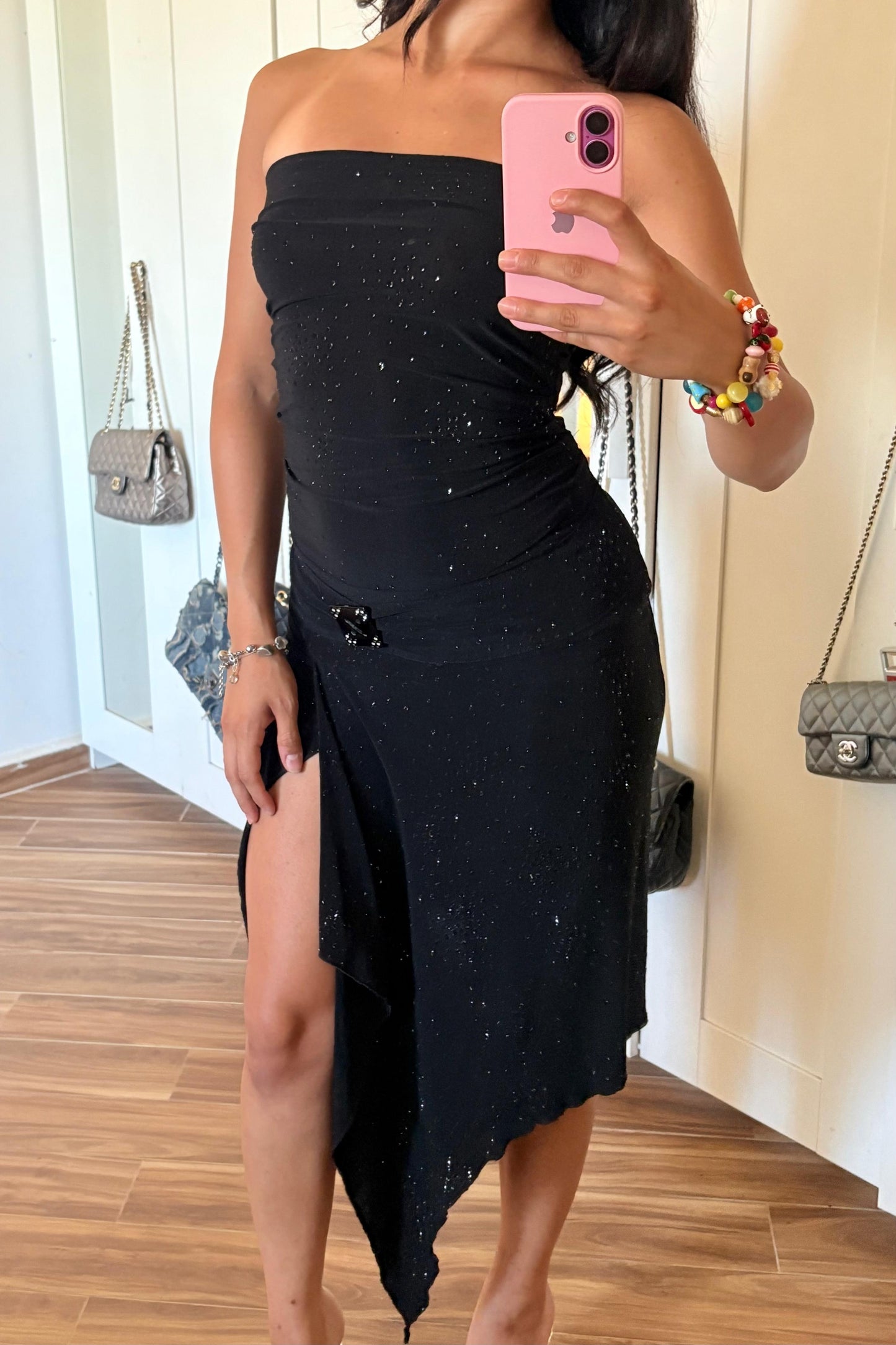 Glittery 2000s dress