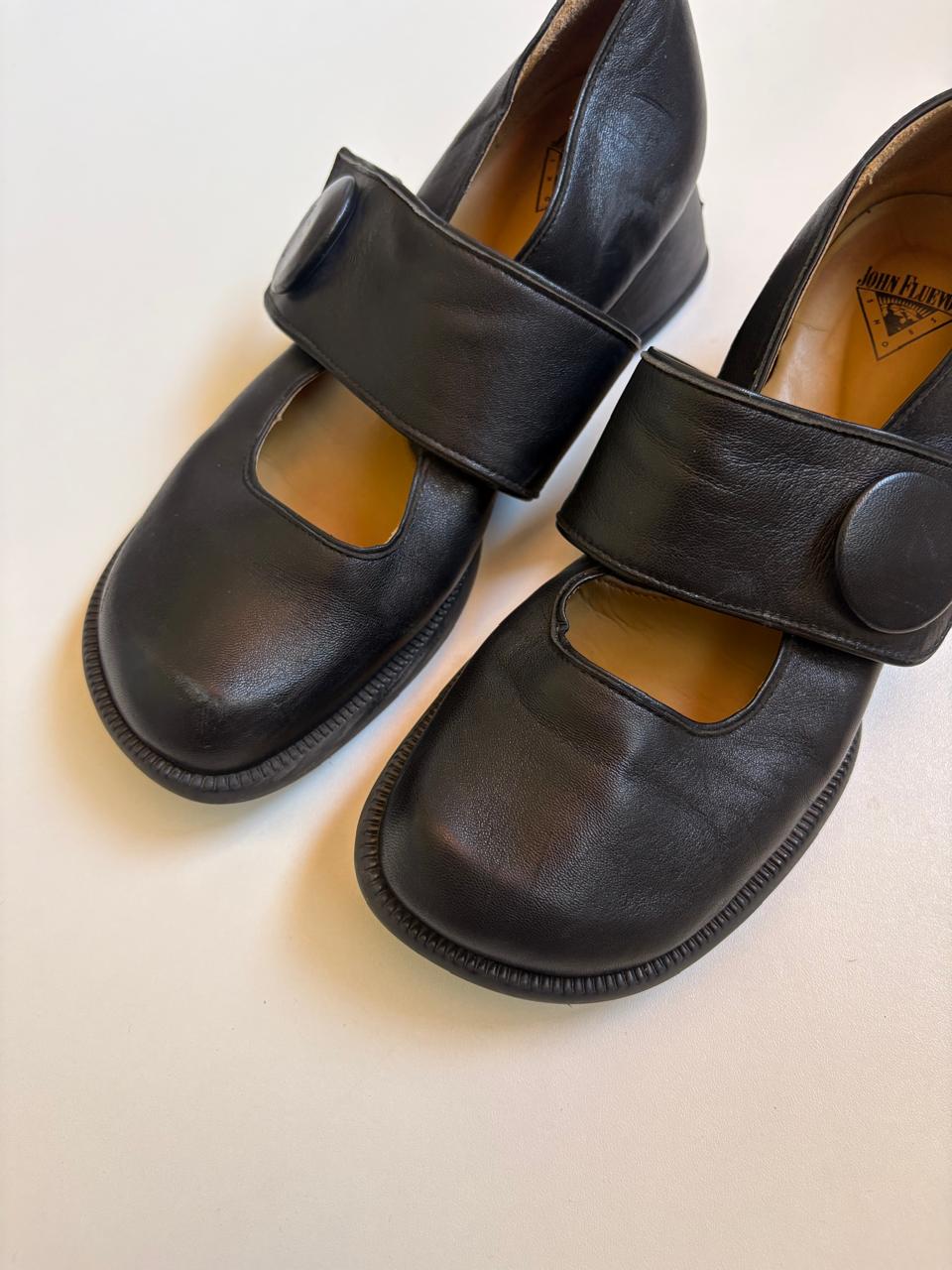 John Fluevog Tippii leather mary janes