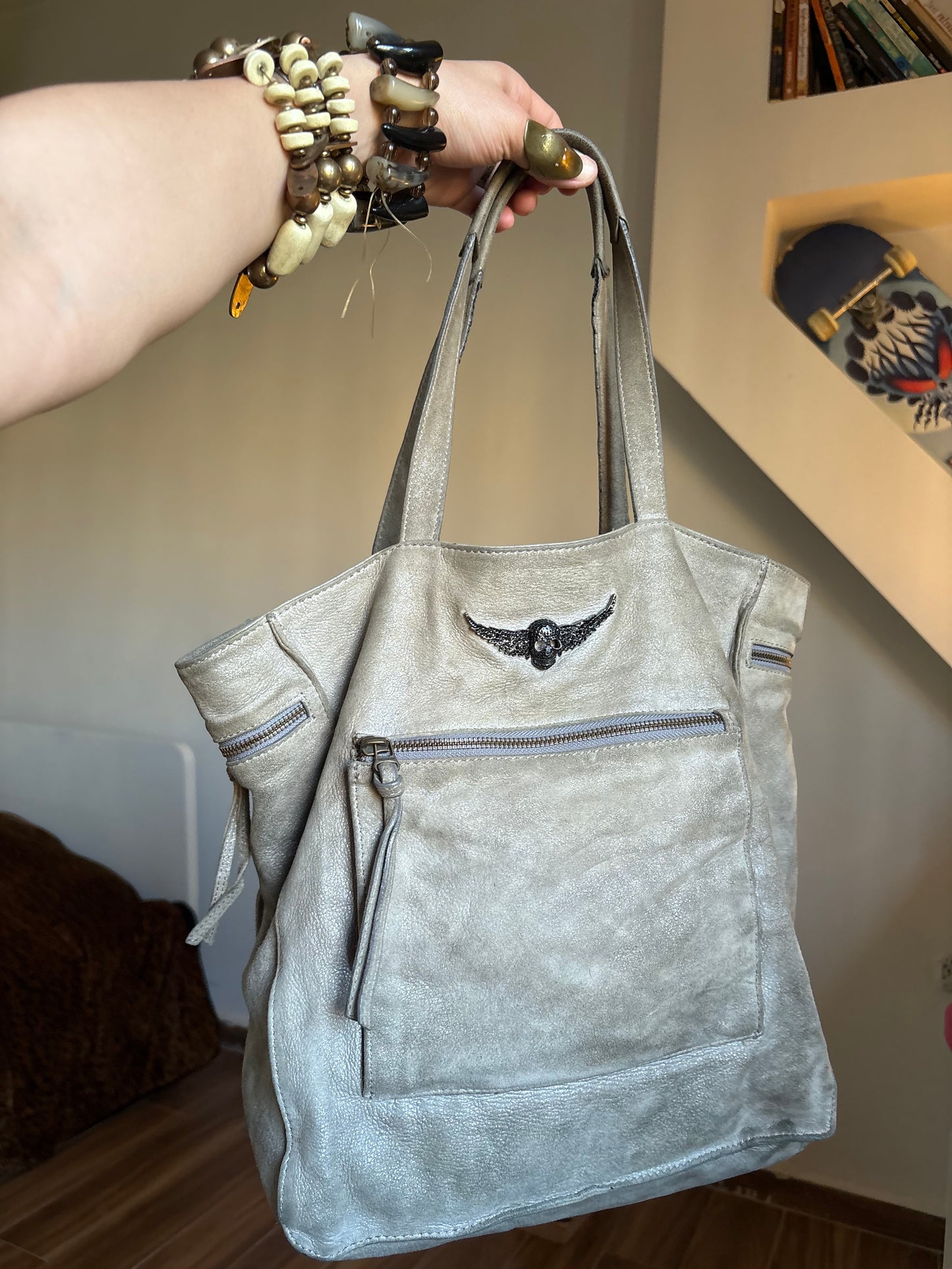 Zadig & Voltaire bianca crush tote bag