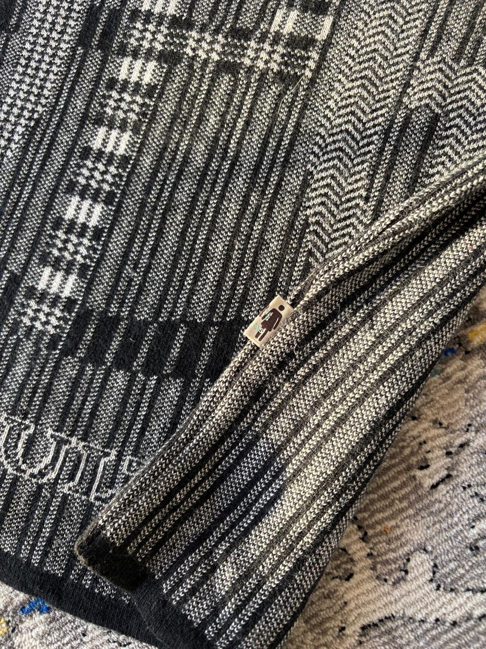 Jean Paul Gaultier vintage wool knit logo sweater