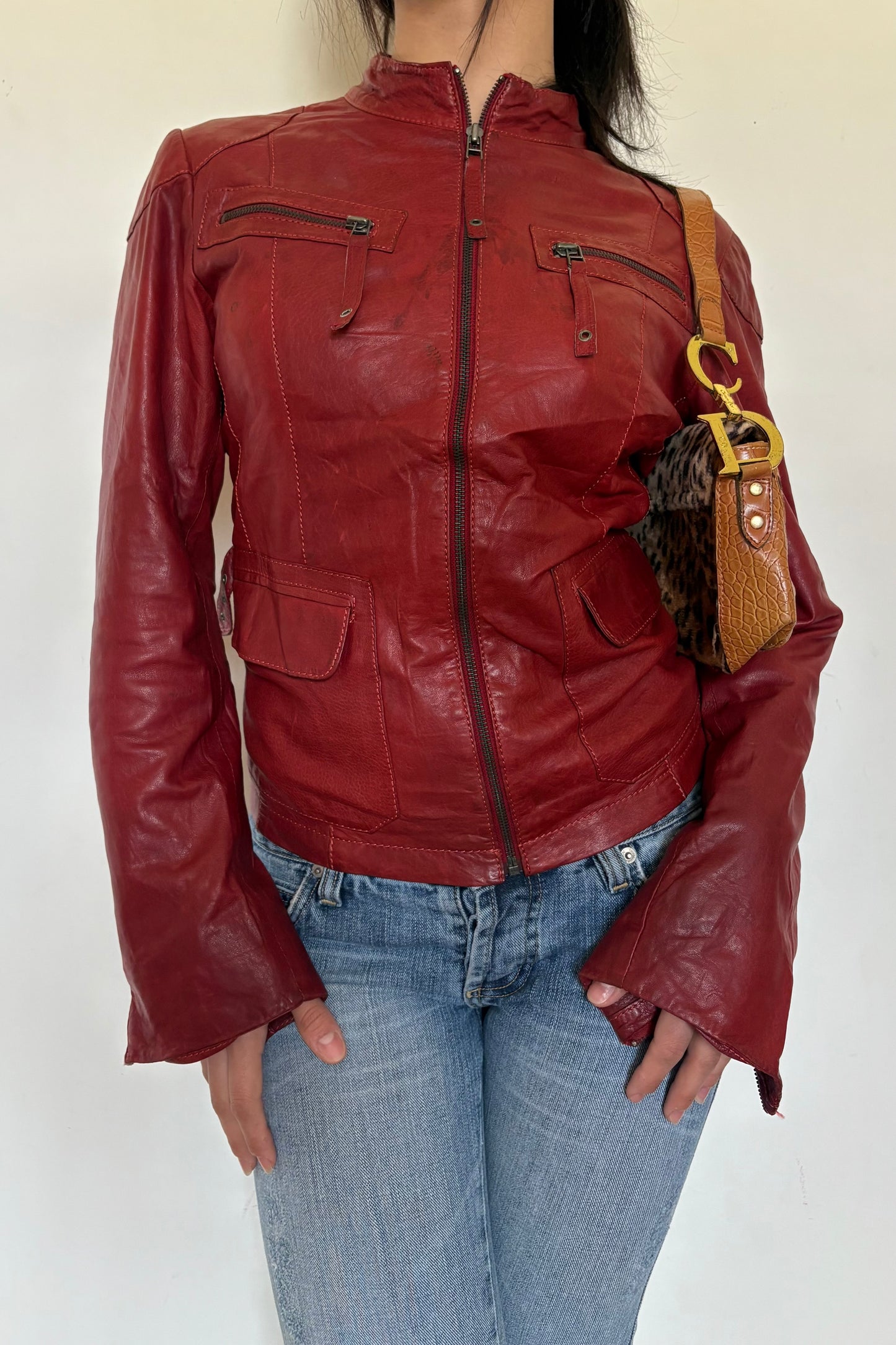 Real leather jacket