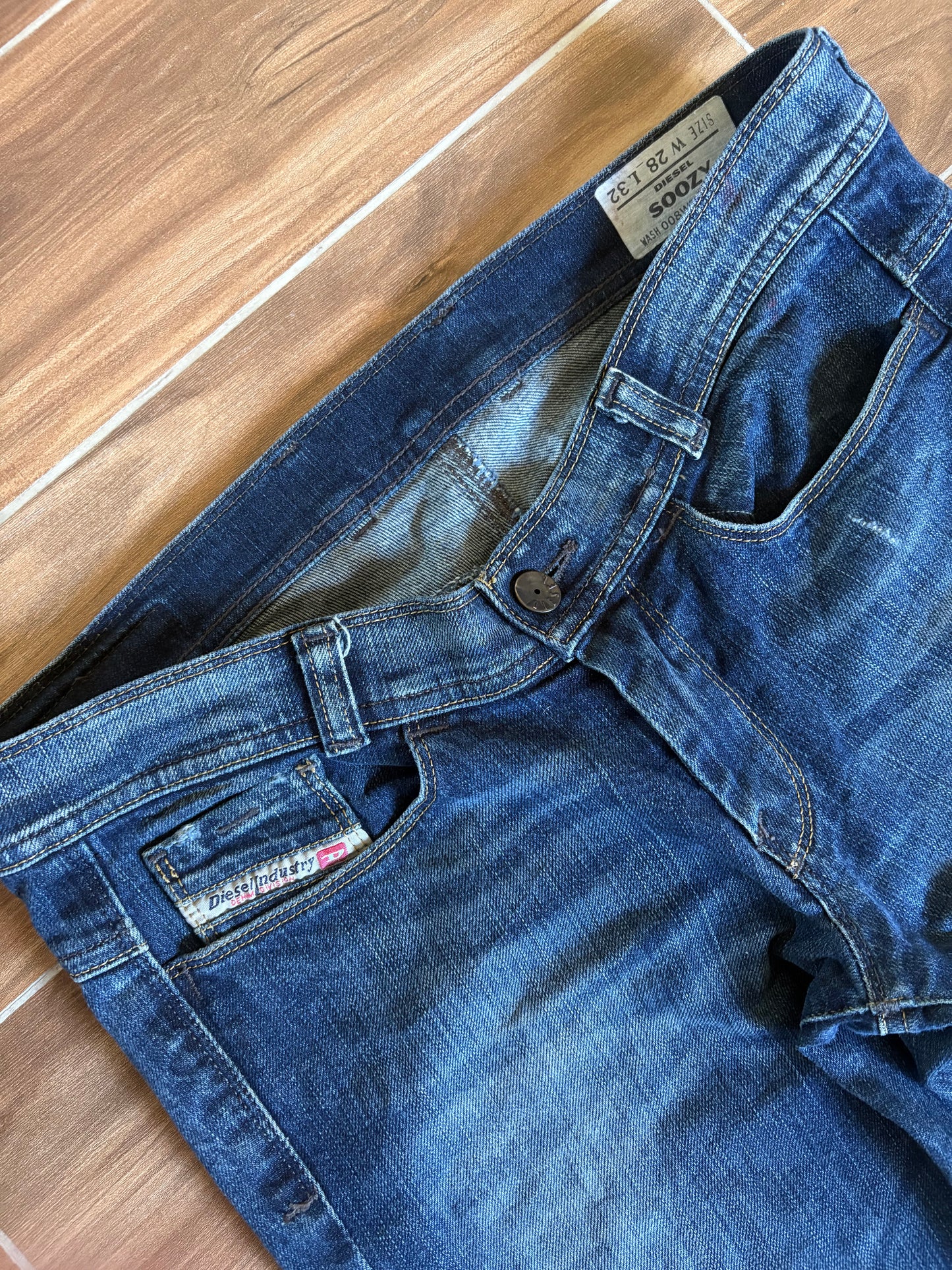 Diesel Soozy 2000s low rise jeans