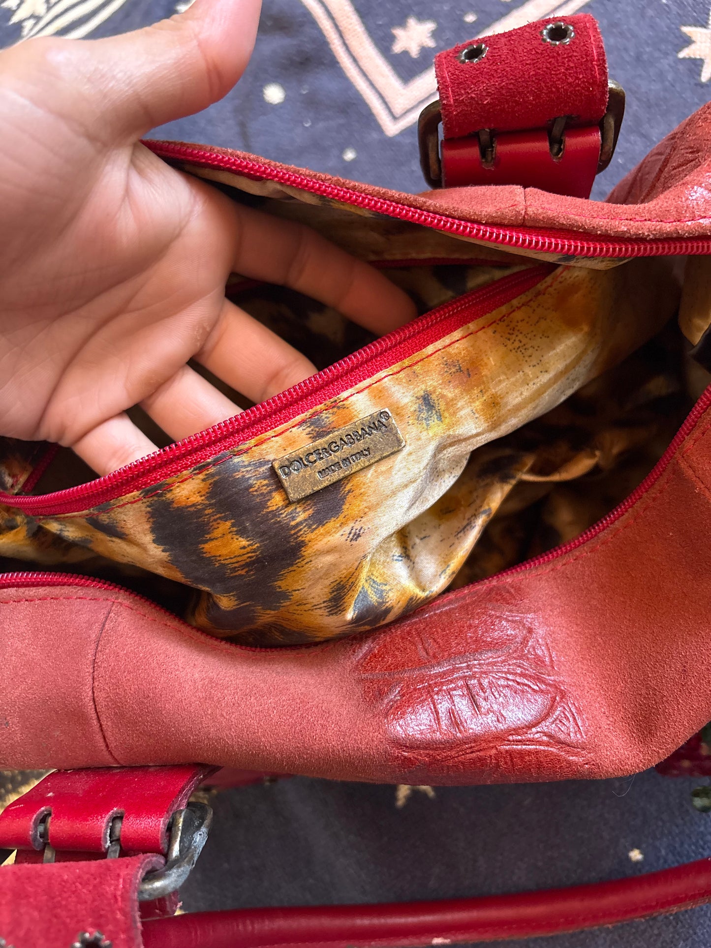 Dolce & gabbana red bag