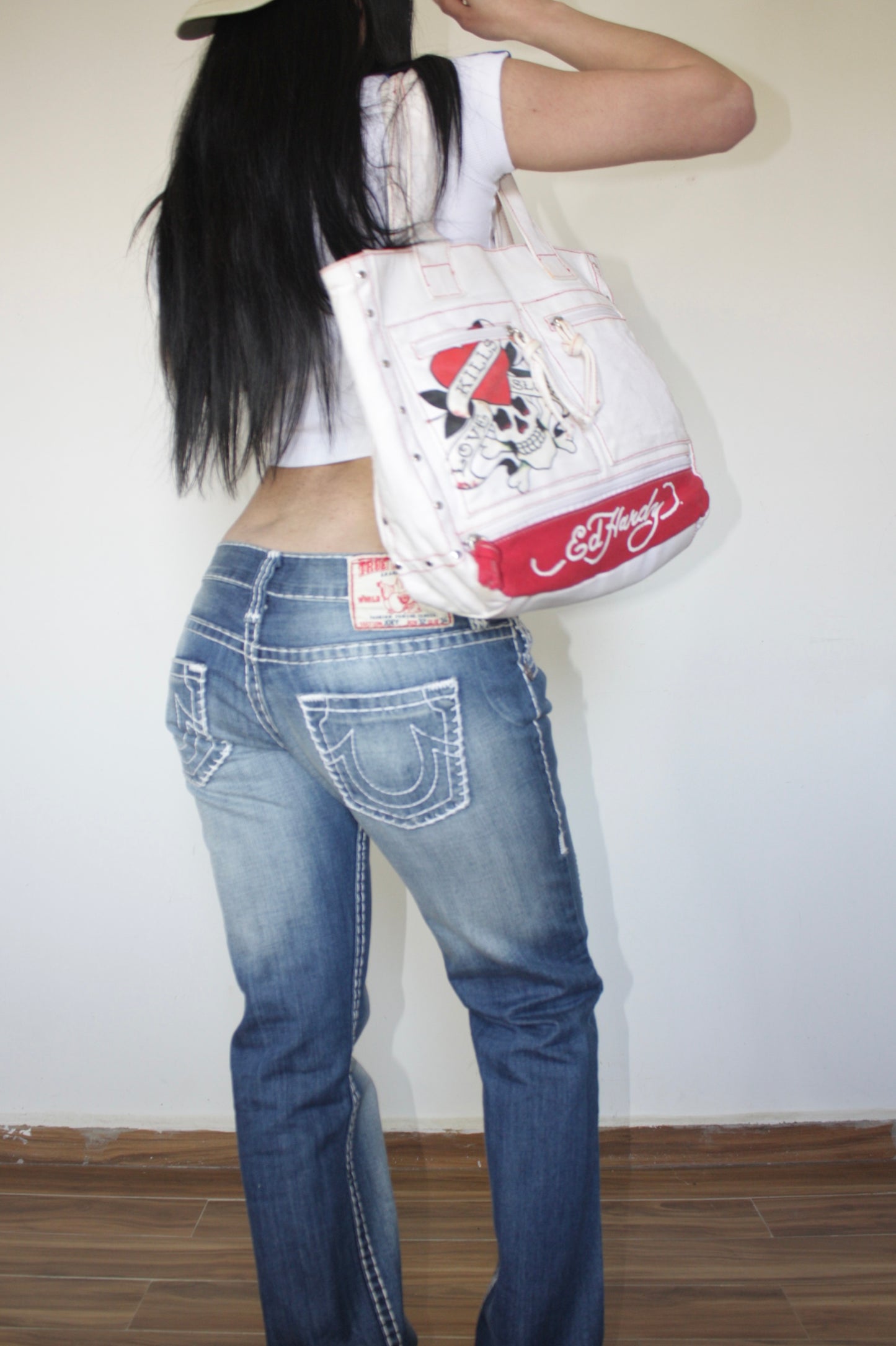 True Religion 2000s low waist straight fit jeans
