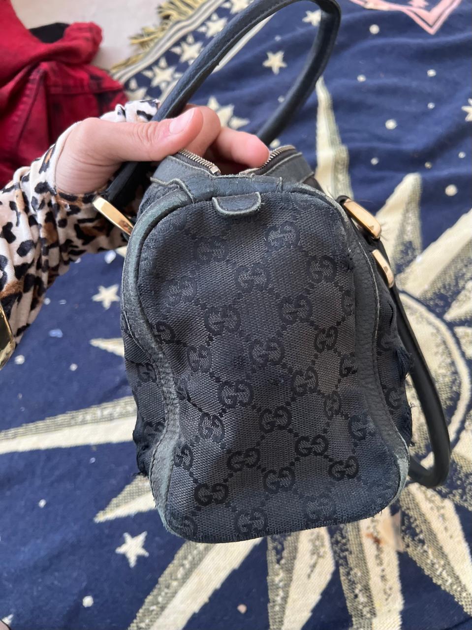 Gucci Abbey Boston GG canvas handbag
