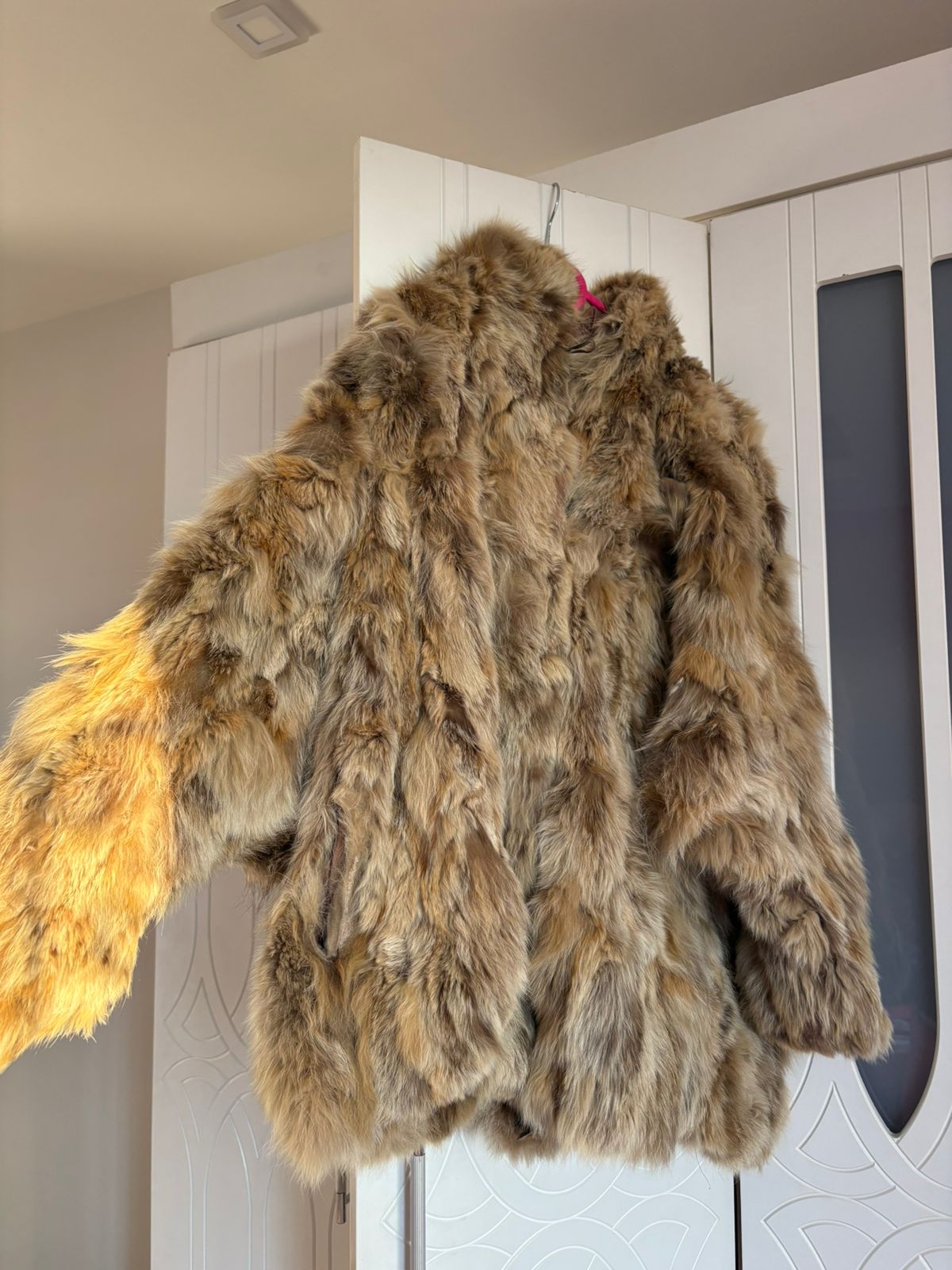 Mini fur coat