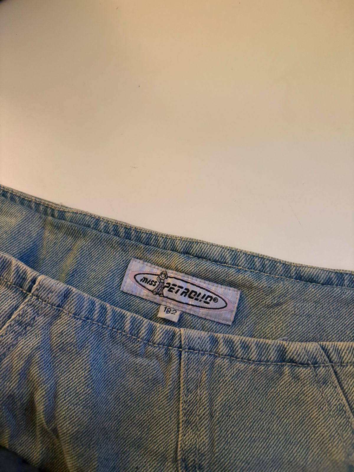 2000s low waist denim maxi skirt