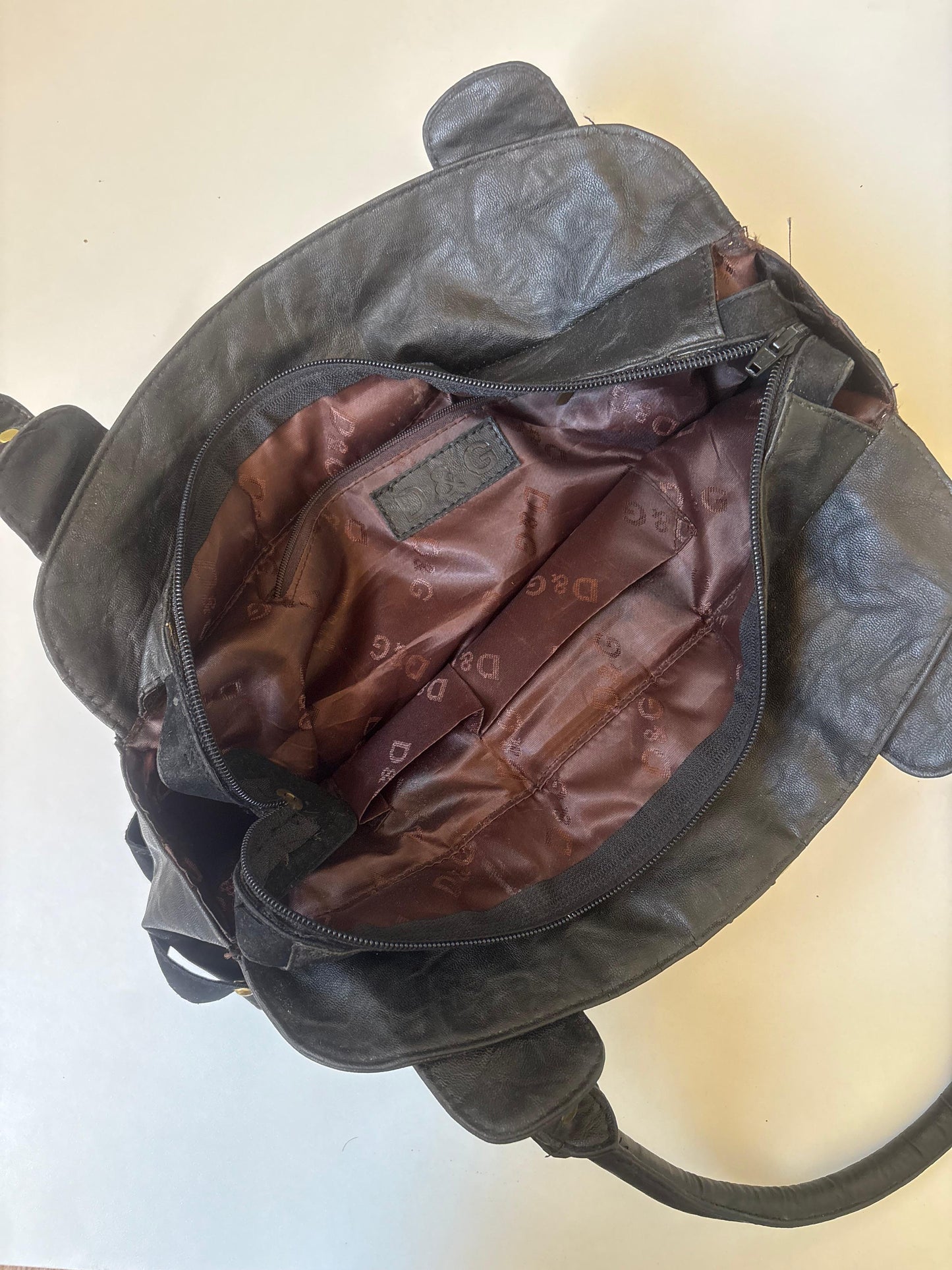 D&g leather bag