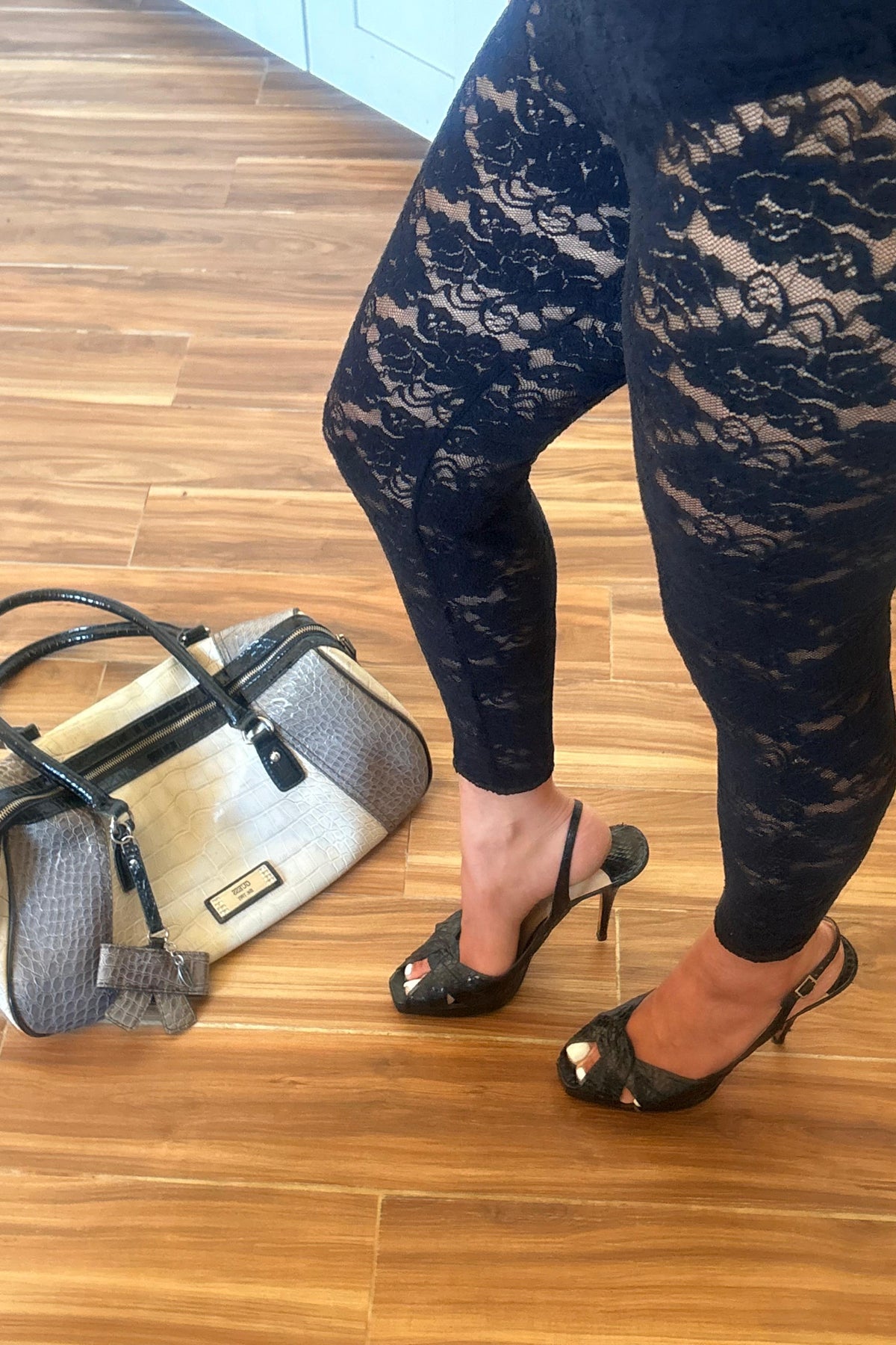 Jimmy Choo snakeskin heels