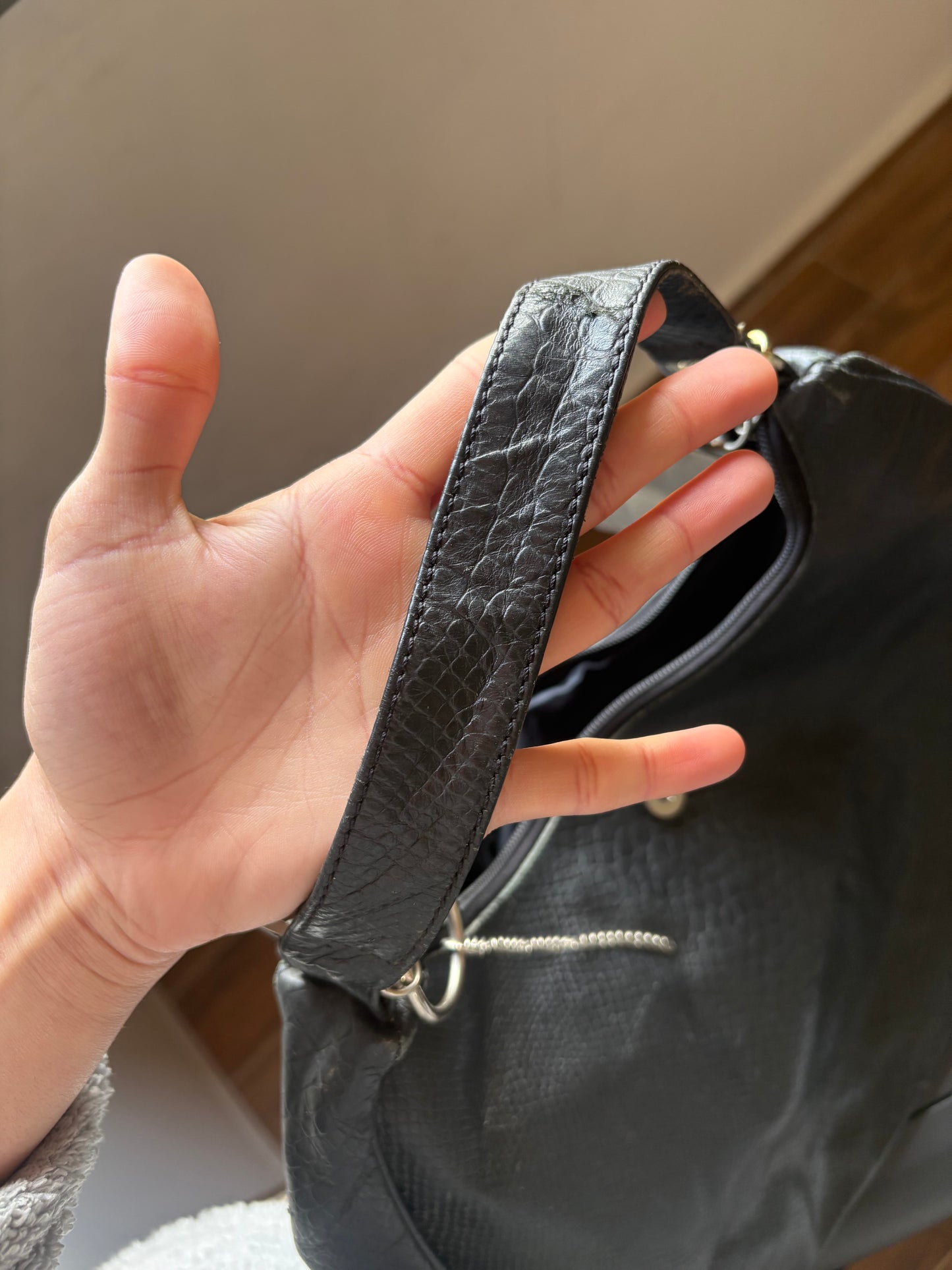 Armani Exchange leather bag