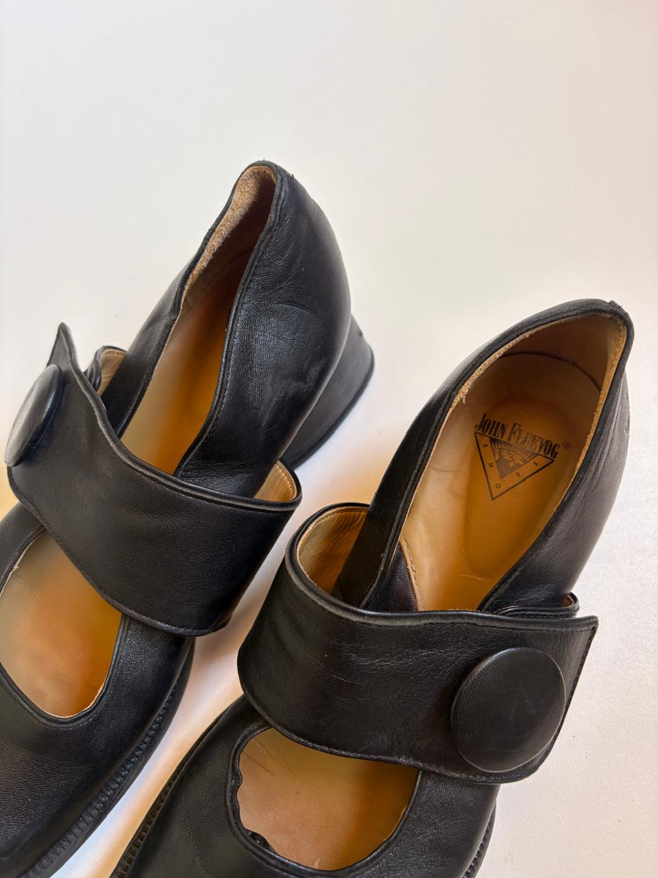 John Fluevog Tippii leather mary janes