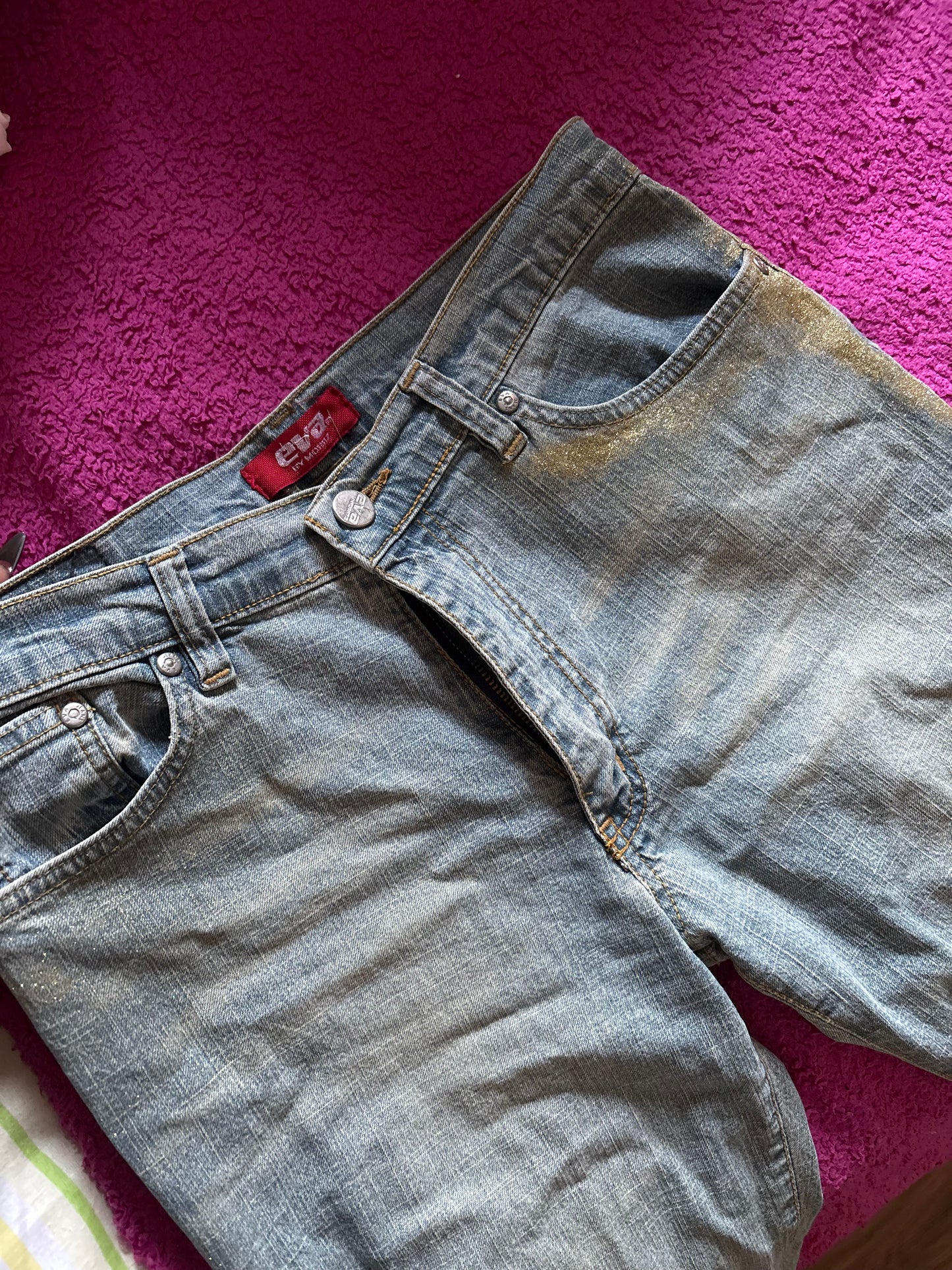 2000s Eva low rise flared jeans