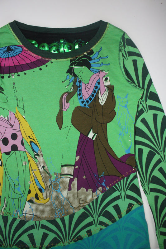 Desigual graphic 2000s top