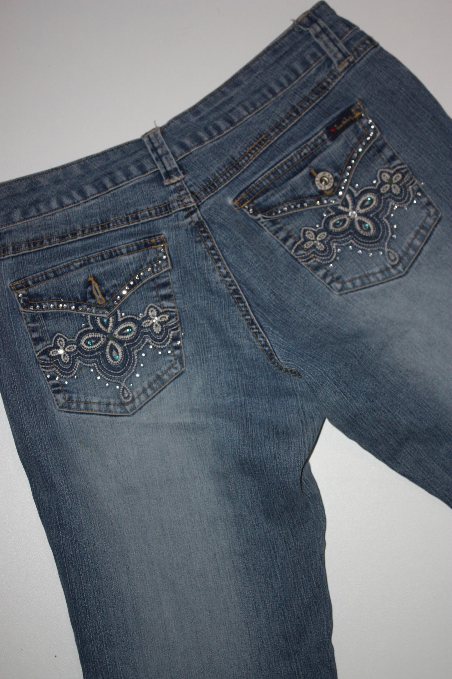 2000s low waist flared jeans