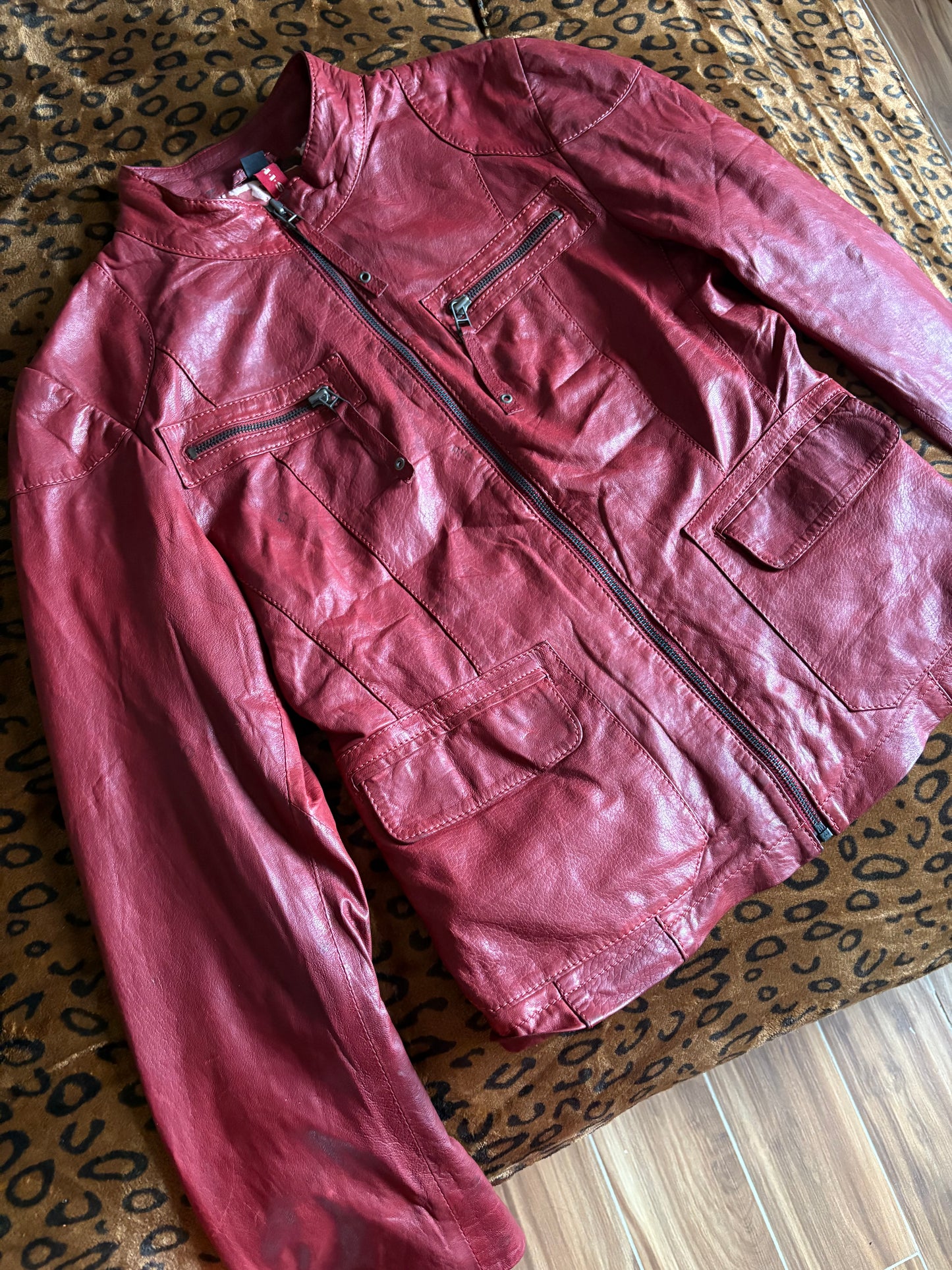 Real leather jacket
