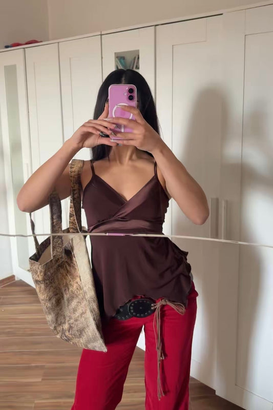 2000s brown asymmetry top