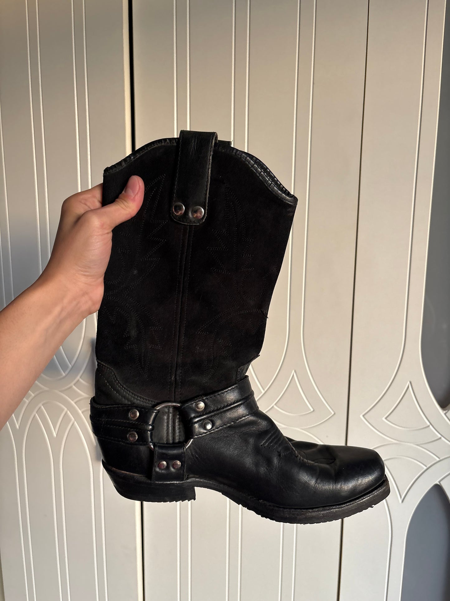 Vintage Matterhorn cowboy leather boot