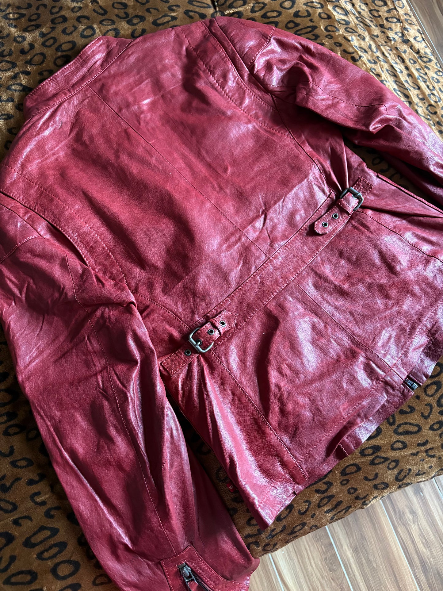 Real leather jacket