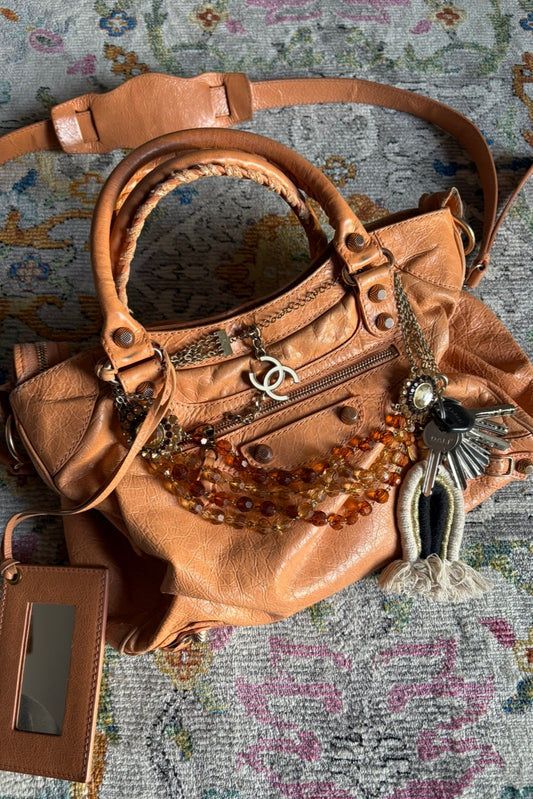 Balenciaga leather city bag