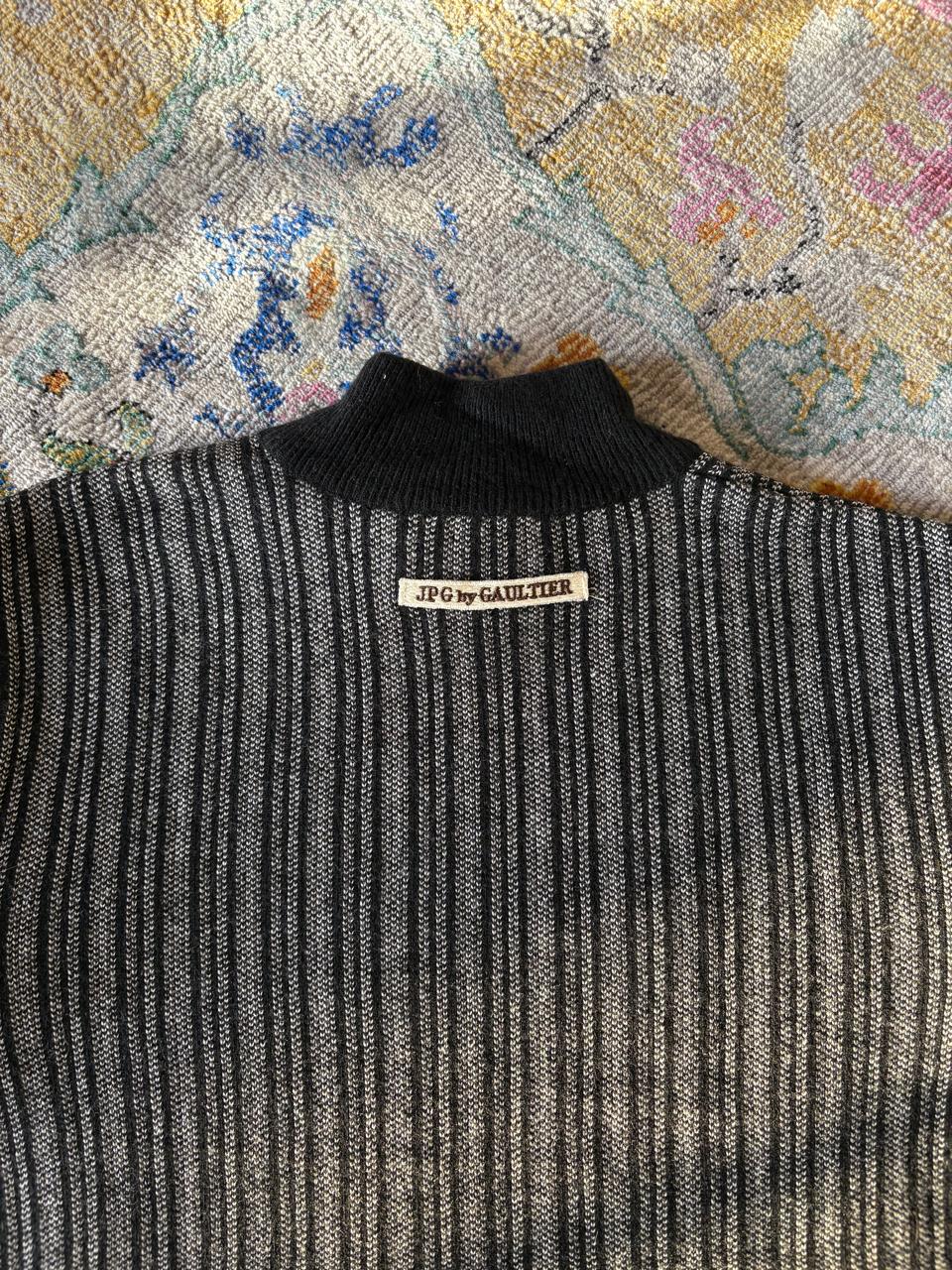 Jean Paul Gaultier vintage wool knit logo sweater